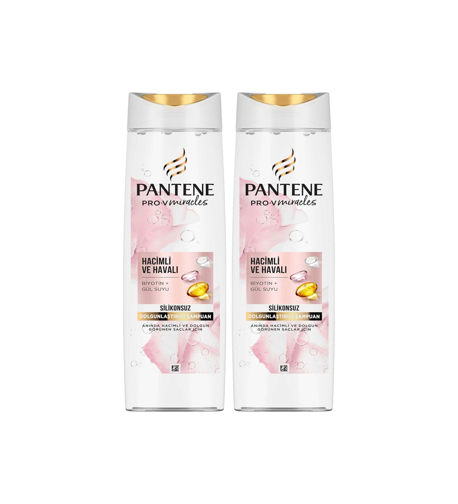 Pantene Silicone-Free Volumizing Shampoo Biotin & Rose Water 800ml (400ml x 2) - Buy Online on GoSupps.com