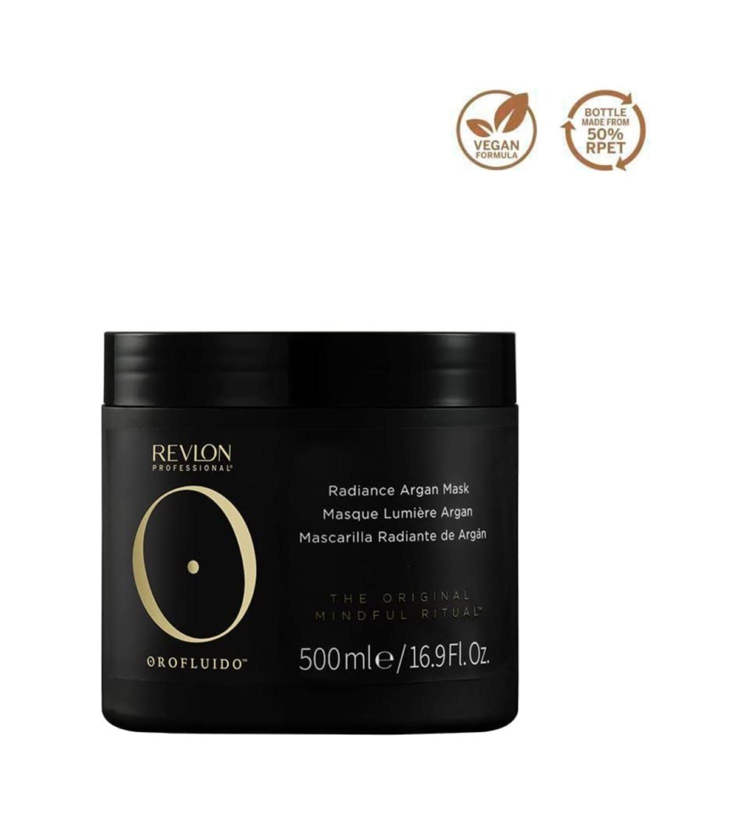 Revlon Orofluido Radiance Argan Oil Enriched Vegan Formula Mask 500ML/GEM8EWF4G4U|1