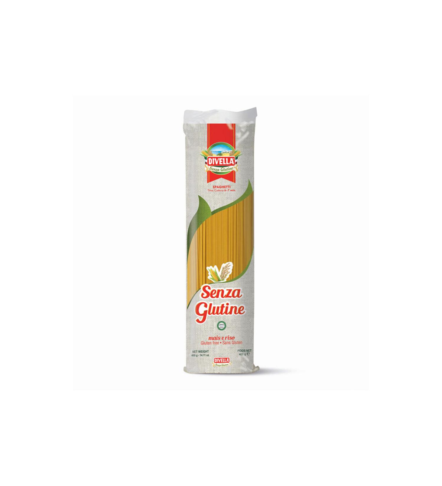Divella D VELLA GLUTEN-FREE SPAGHETTI PASTA 400 GR.