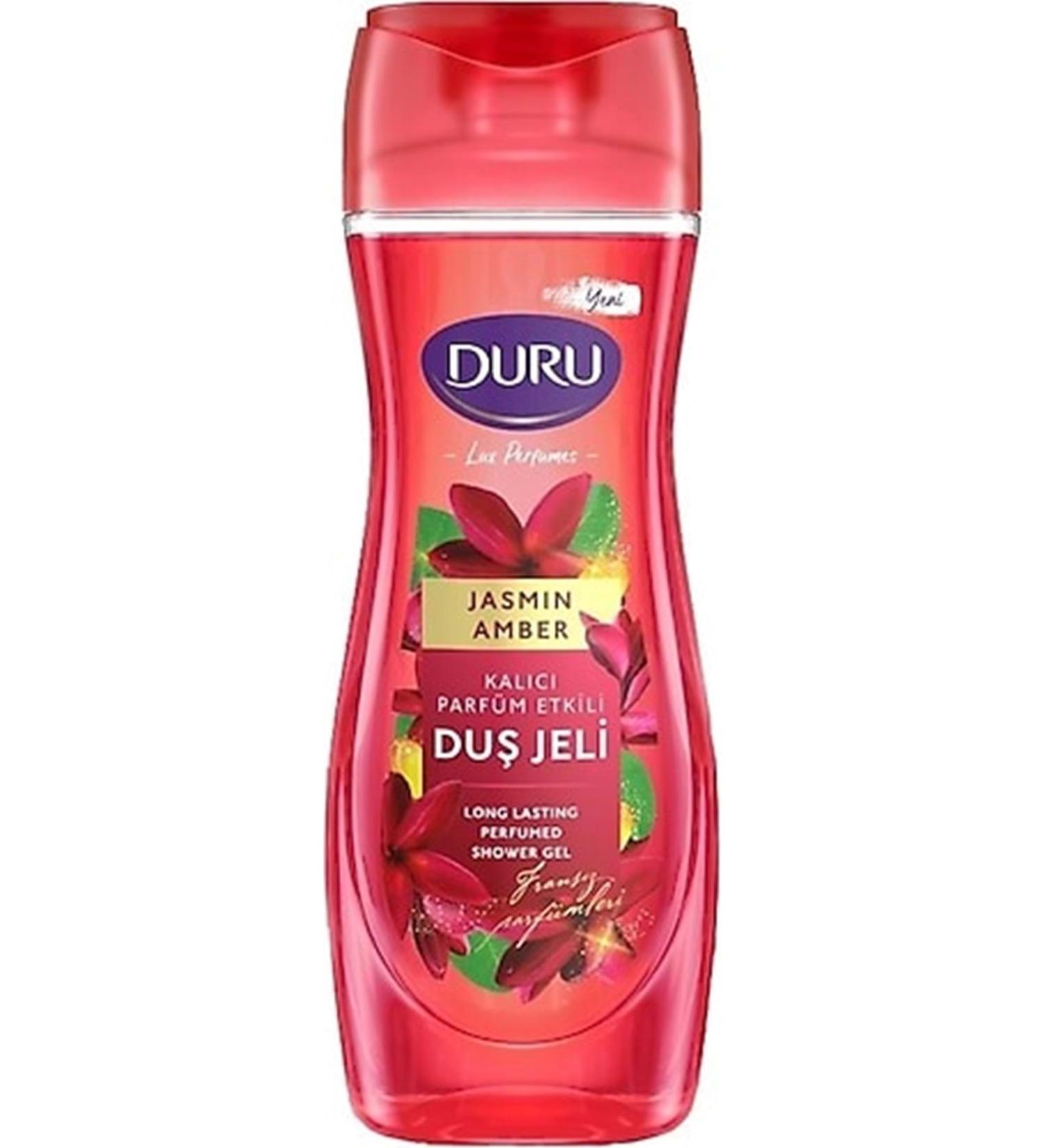 Duru Lux Perfumes Jasmin Amber Long-lasting Perfume Effect Shower Gel 450 Ml.