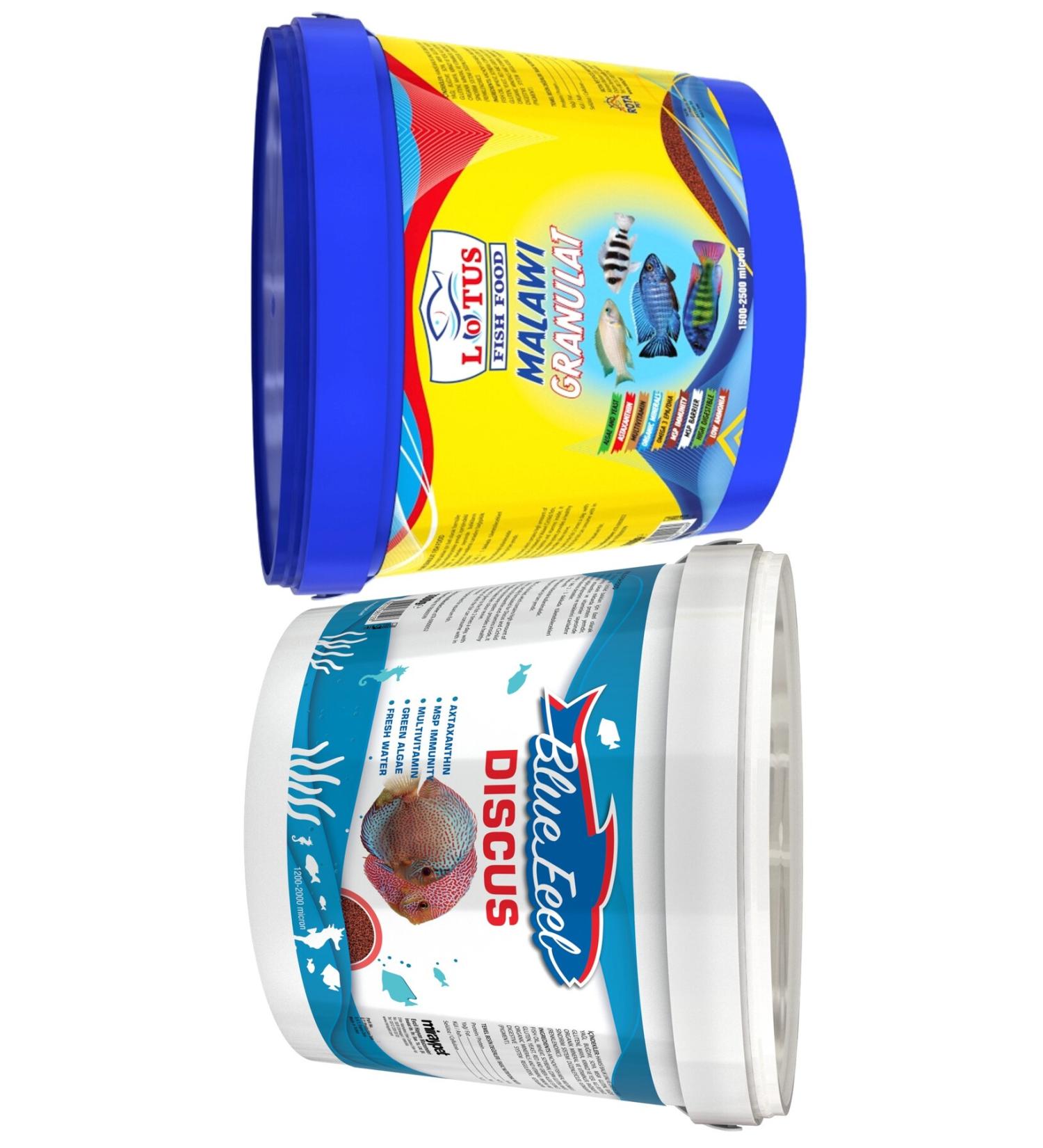Lotus Malawi Granulat 3kg Bucket BlueFeel Discus 3kg Bucket Aquarium Fish Food
