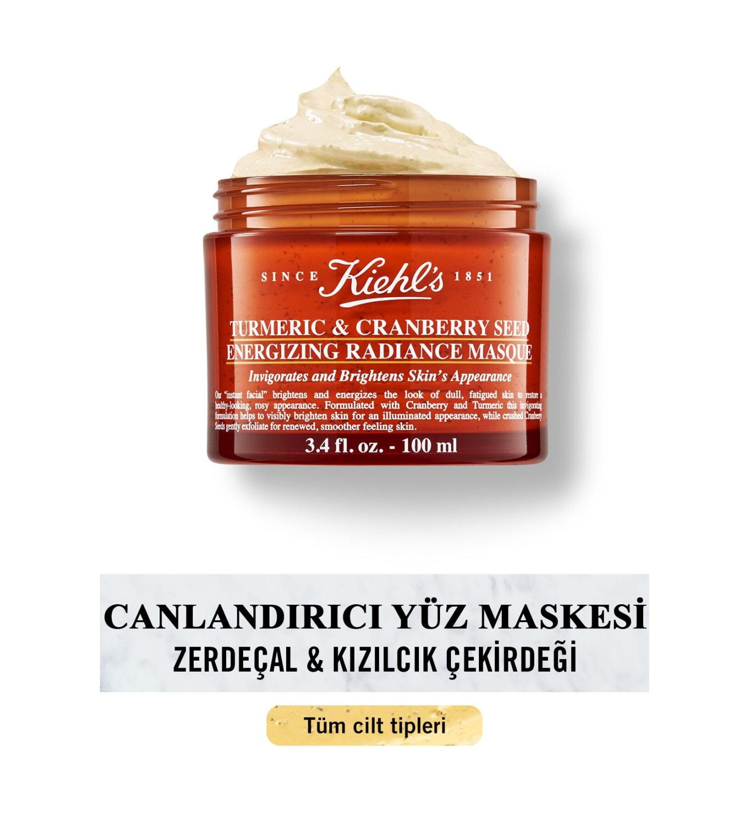 Kiehl's TURMERIC & CRANBERRY SK N LIGHTENING MASK WITH TURMERIC 100 ML DEMBA2104
