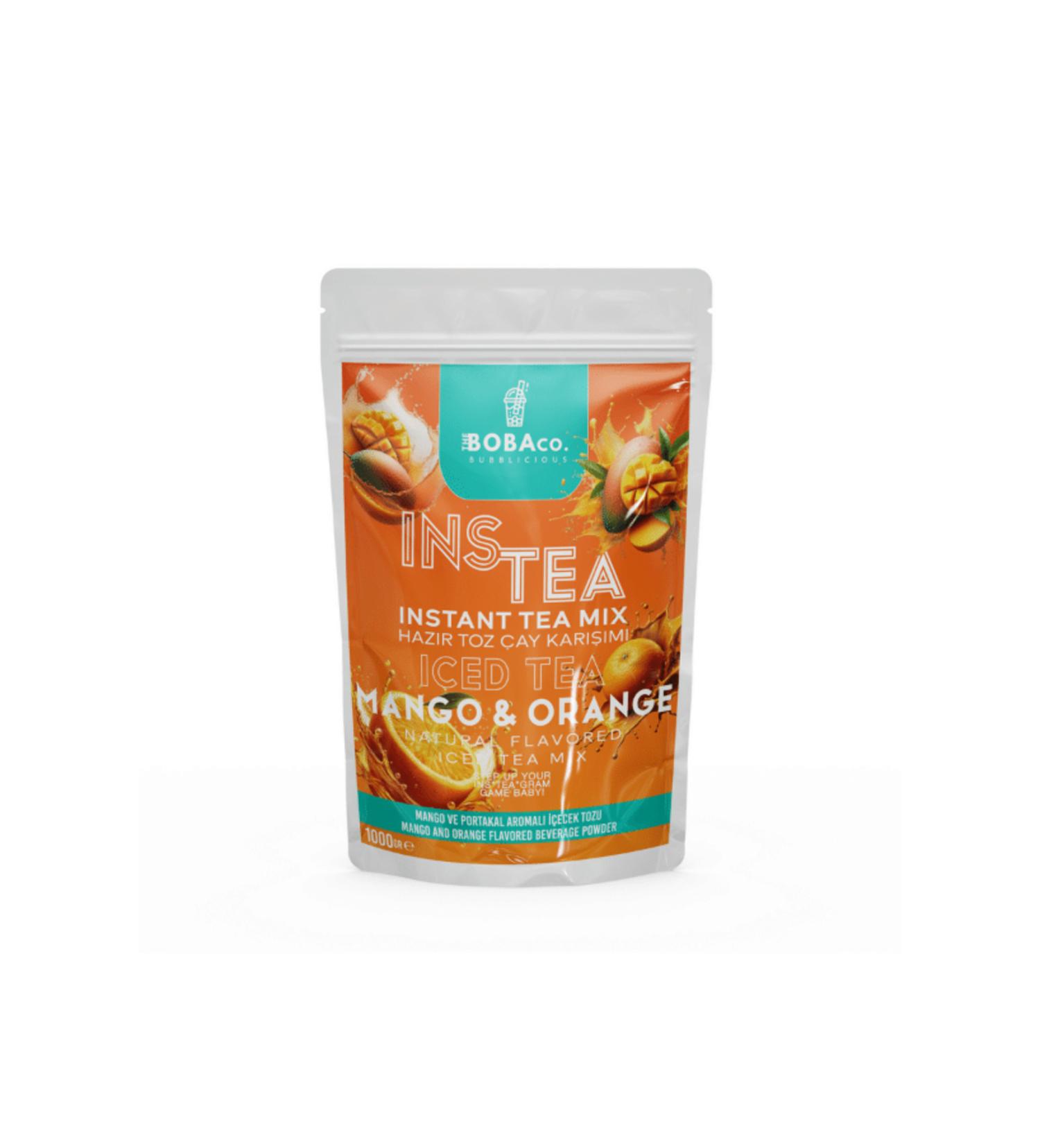 TheBobaCo. Bubblicious Instea Mango & Orange - Mango & Orange Flavored Iced Tea Mix
