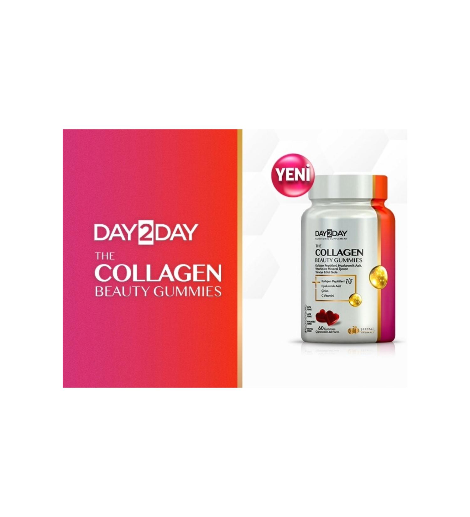DAY2DAY The Collagen Beauty Gummies 60 Chewable Gel Form