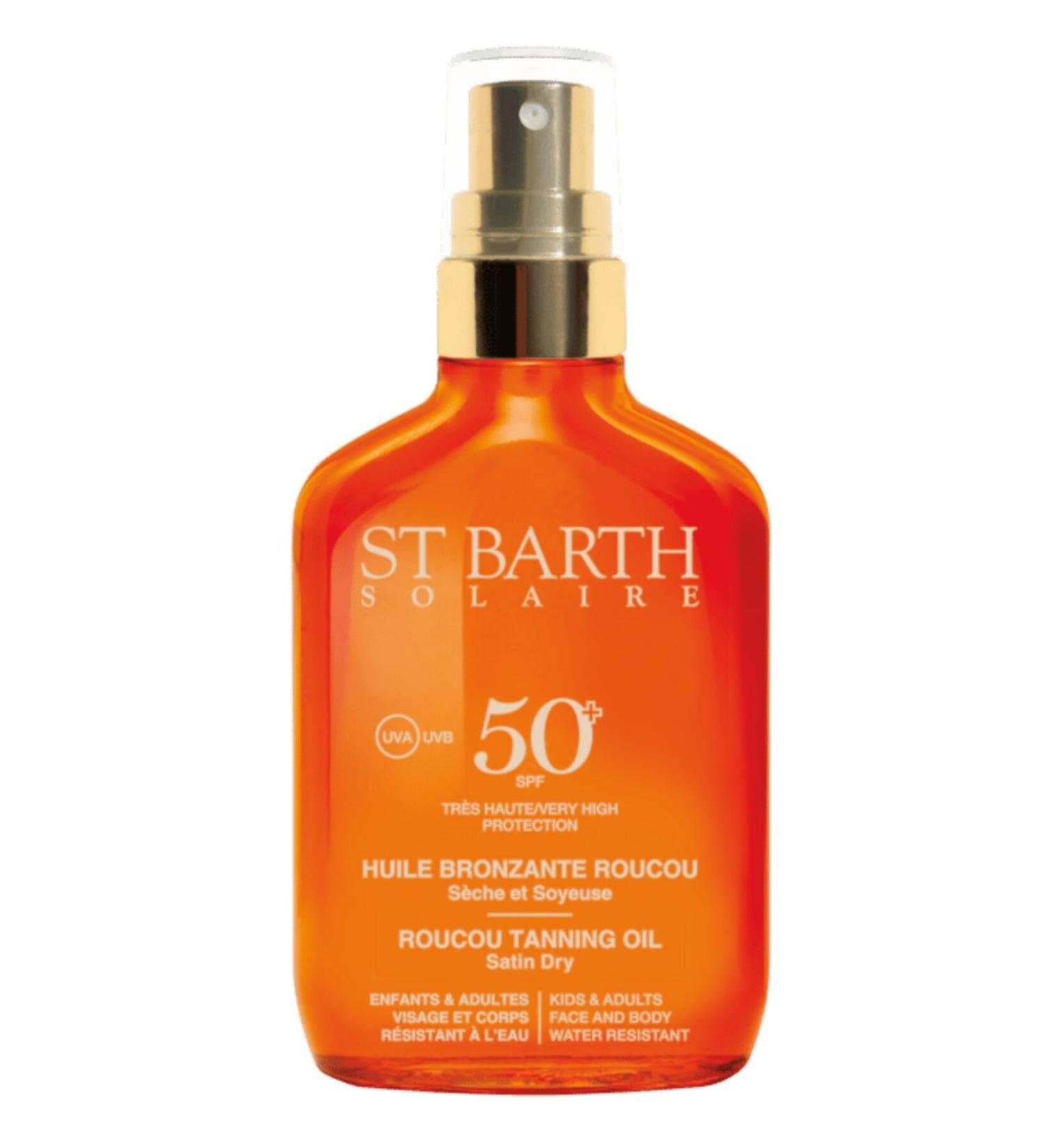 ST BARTH Ligne St. Barth Roucou Oil Spf 50 - Roucou Very High Tanning Oil 100 ML