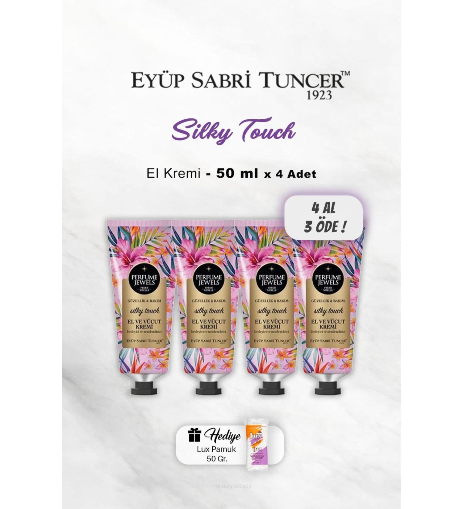 Ey p Sabri Tuncer BUY 4 PAY 3 Ey p Sabri Tuncer Hand and Body Cream Silky Touch 50 Ml Cotton Gift