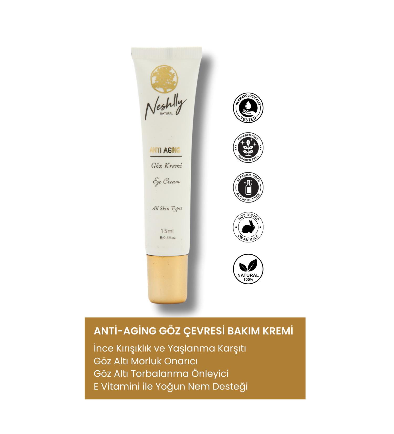 NESHLLY NATURAL Neshlly Anti Aging Eye Contour Care Cream (15ML) - Buy Online on GoSupps.com