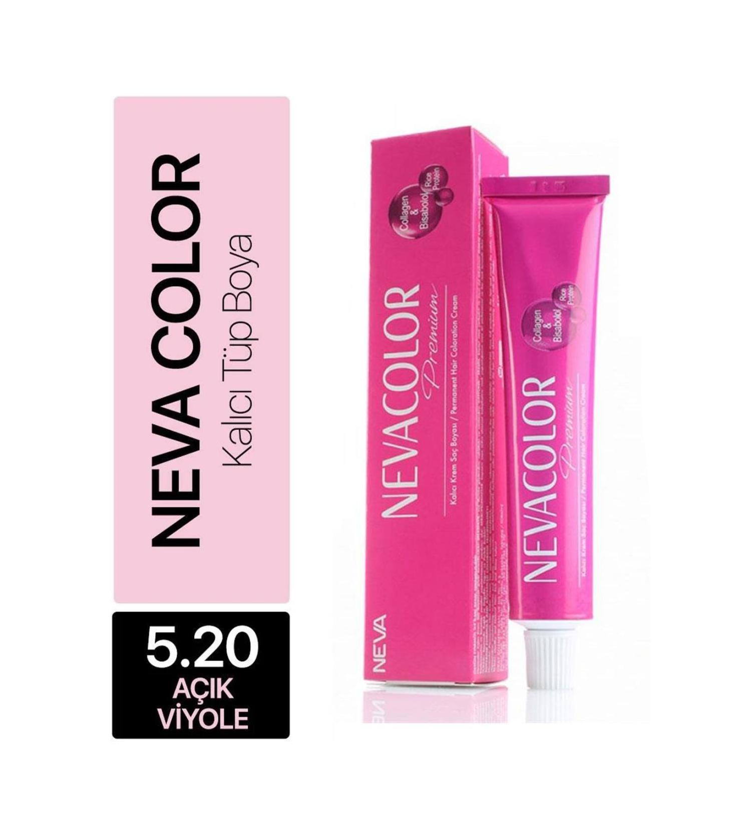 Neva Color Nevacolor Tube Hair Dye No: 5.20 Light Violet - Buy Online on GoSupps.com