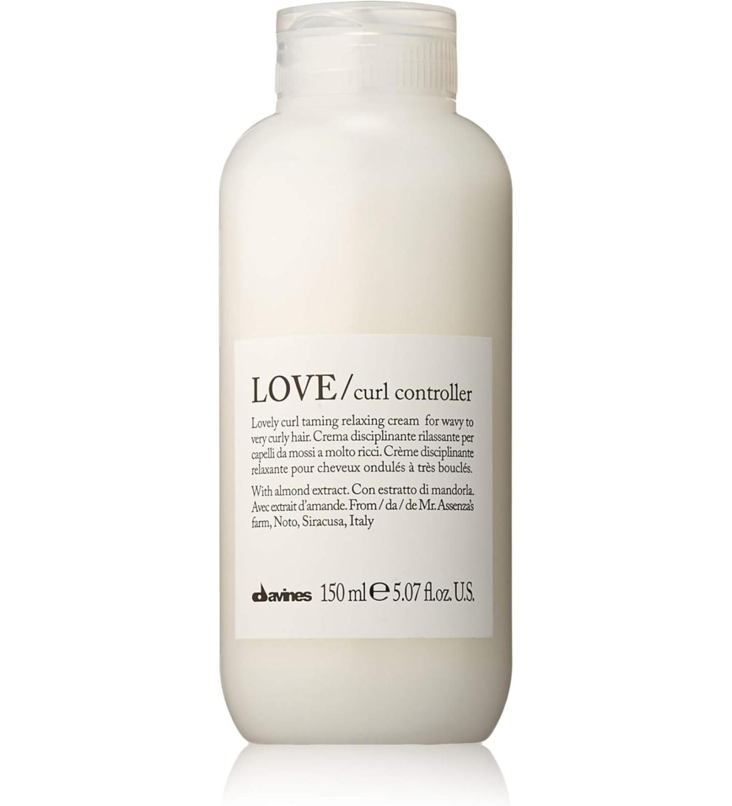 Davines LOVE Curl Controller Wavy Hair Soothing Cream Anti-Frizz 5.07 Fl Oz