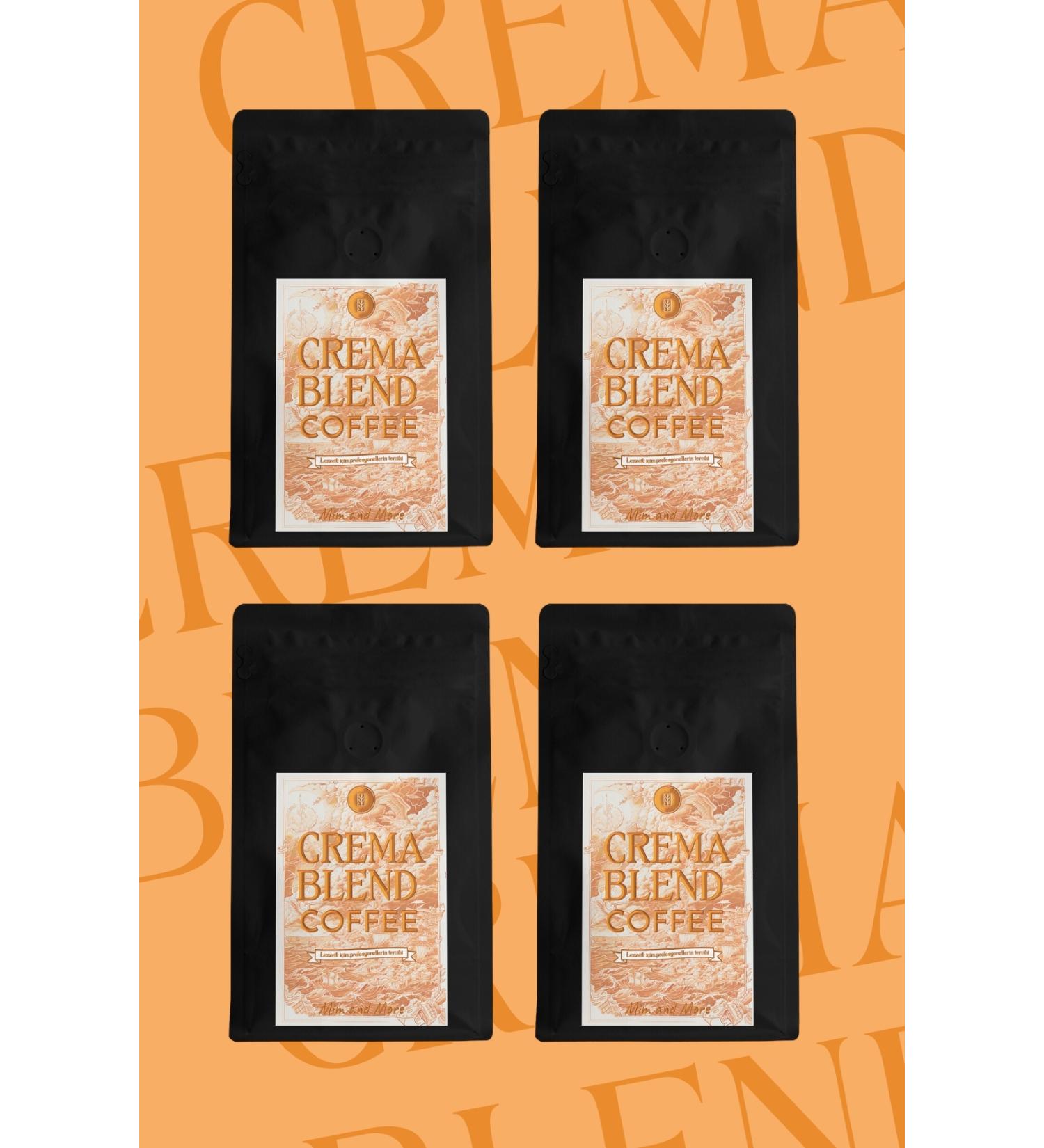 Mim and More 4 X 250 gr Crema Blend Coffee Espresso Bean Coffee