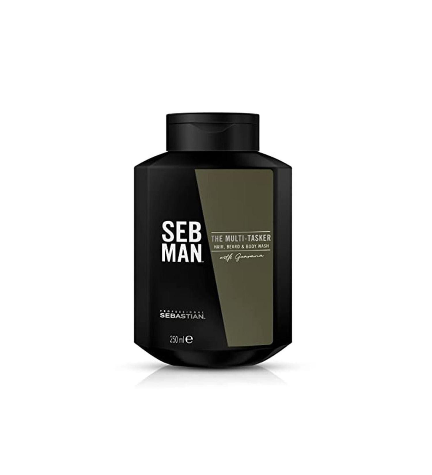 SEB MAN The Multi-tasker 3-in-1 Amazing Scented Hair Beard Body Shampoo 249 ml