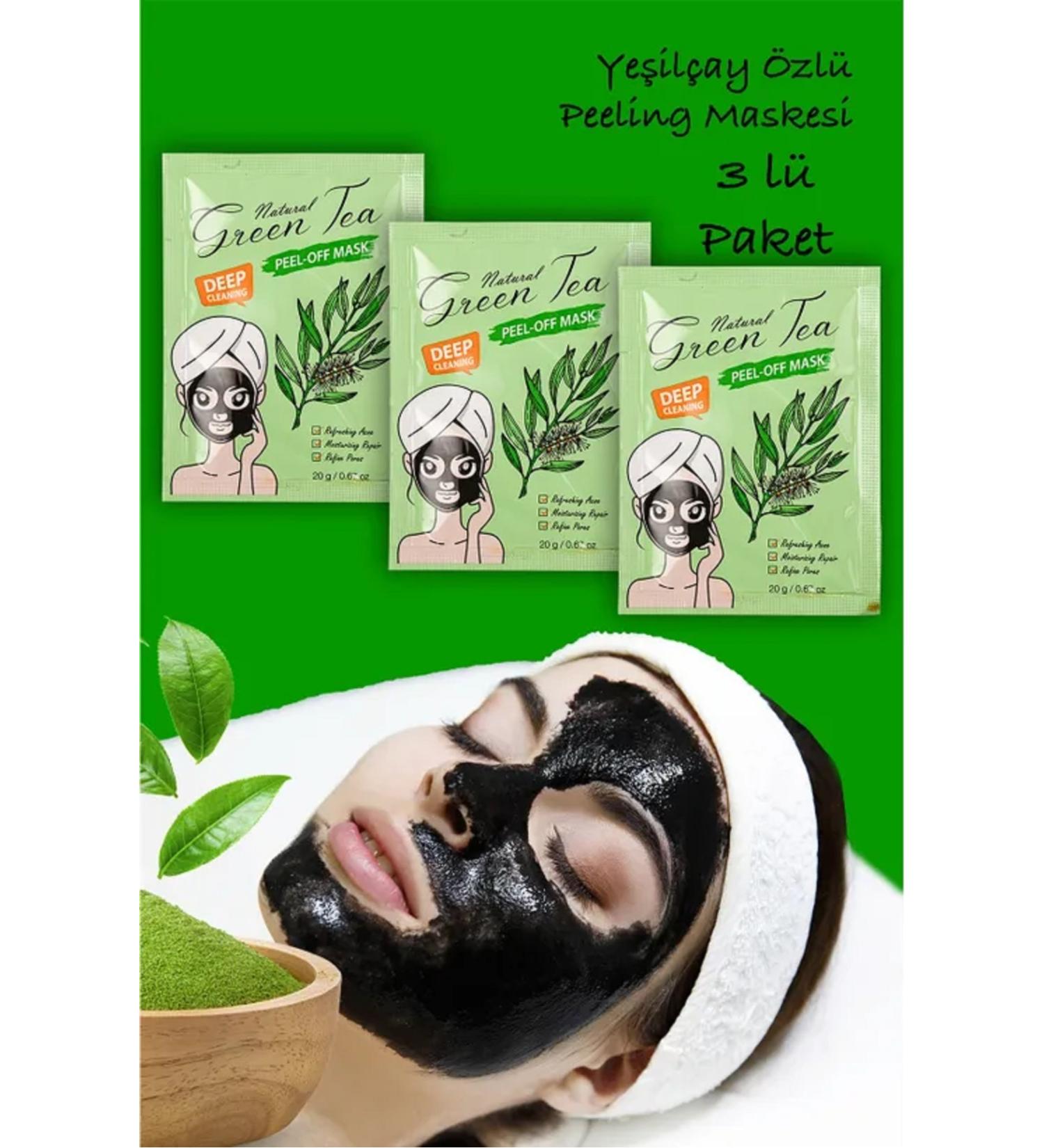 qualityworld 3 Pieces Blackhead Mask Series 20 Gram Natural Green Tea Cure Spreadable Face Mask - Buy Online on GoSupps.com
