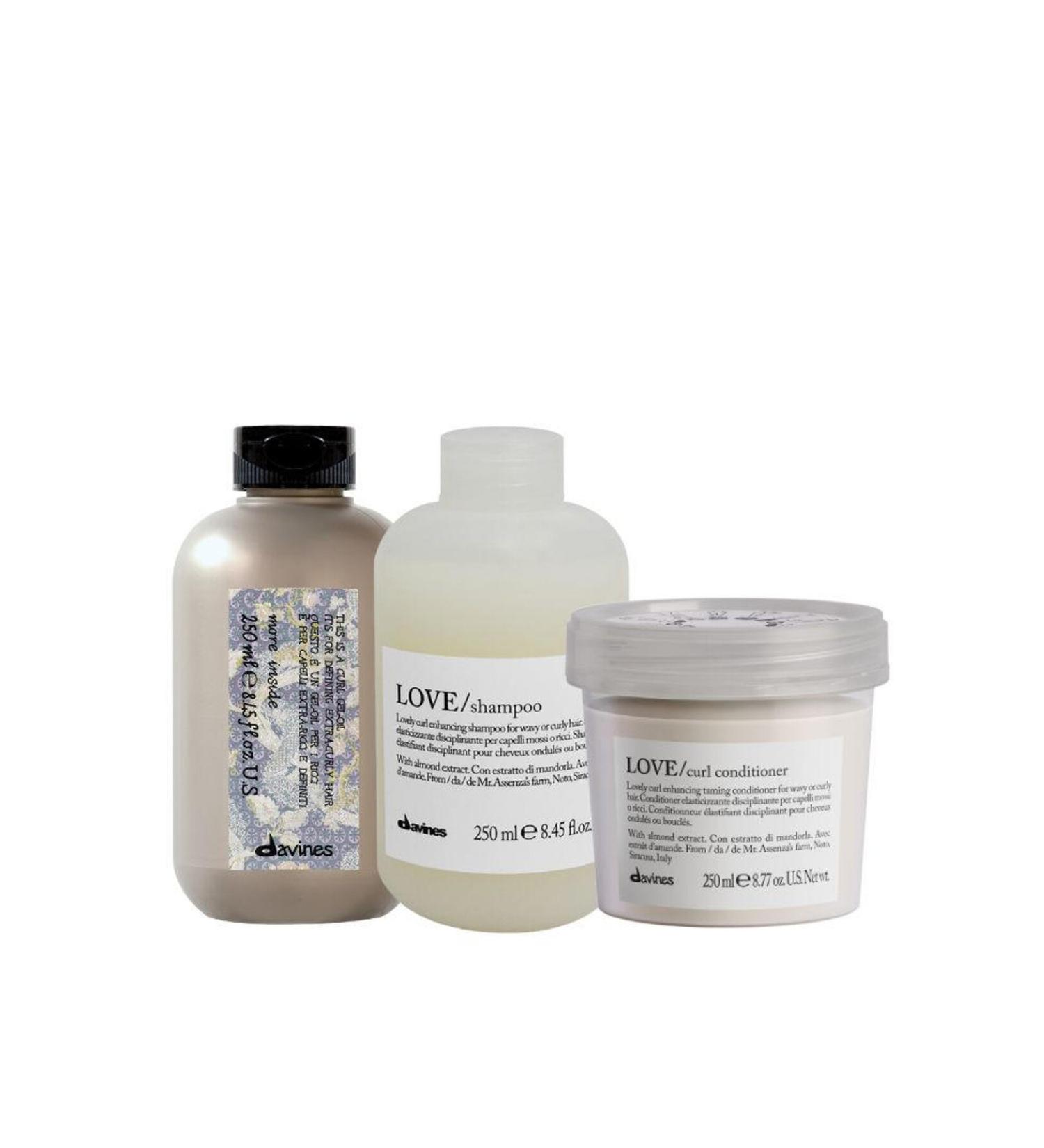 Davines LOVE CURL Perfect Curls Trio GEM-SAD6522F-DWF1...................