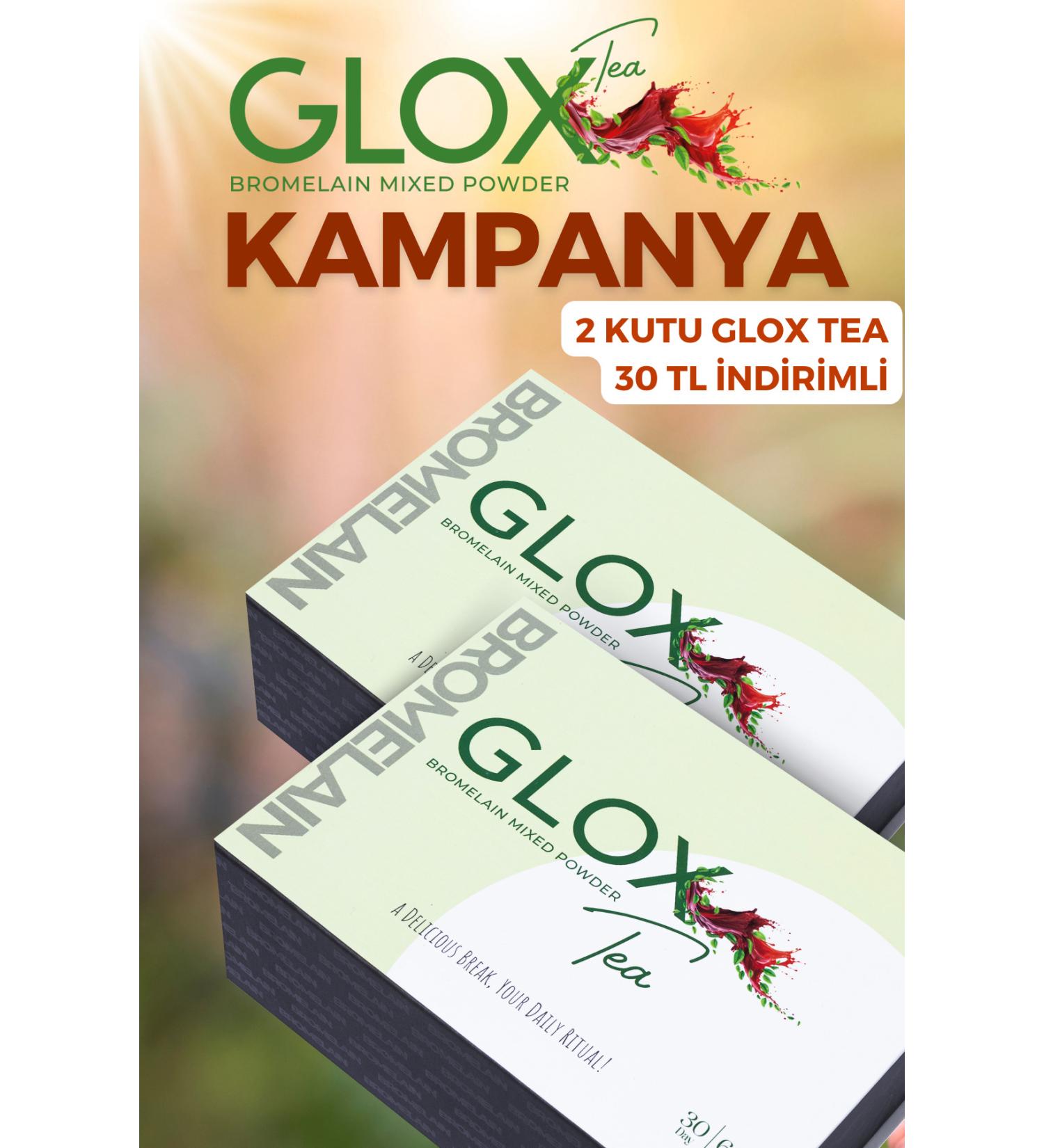 GLOX Bromelain Difference & Metabolism Regulating Fast Weight Loss Herbal Detox Tea 120 Pieces