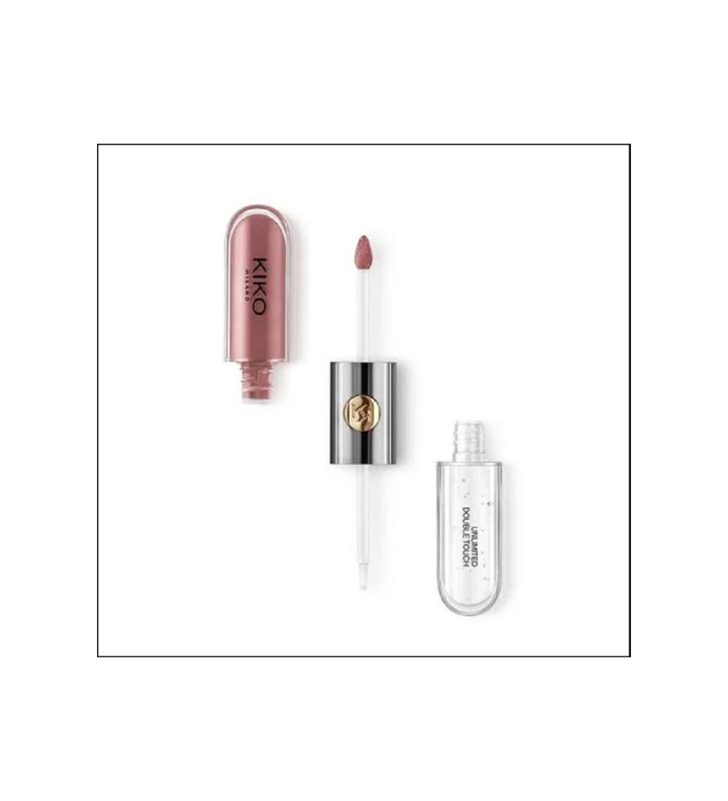 KIKO Unlimited Double Touch - Long-Lasting Intense and Shiny Finish Shiny Lipstick 6ml - Buy Online on GoSupps.com