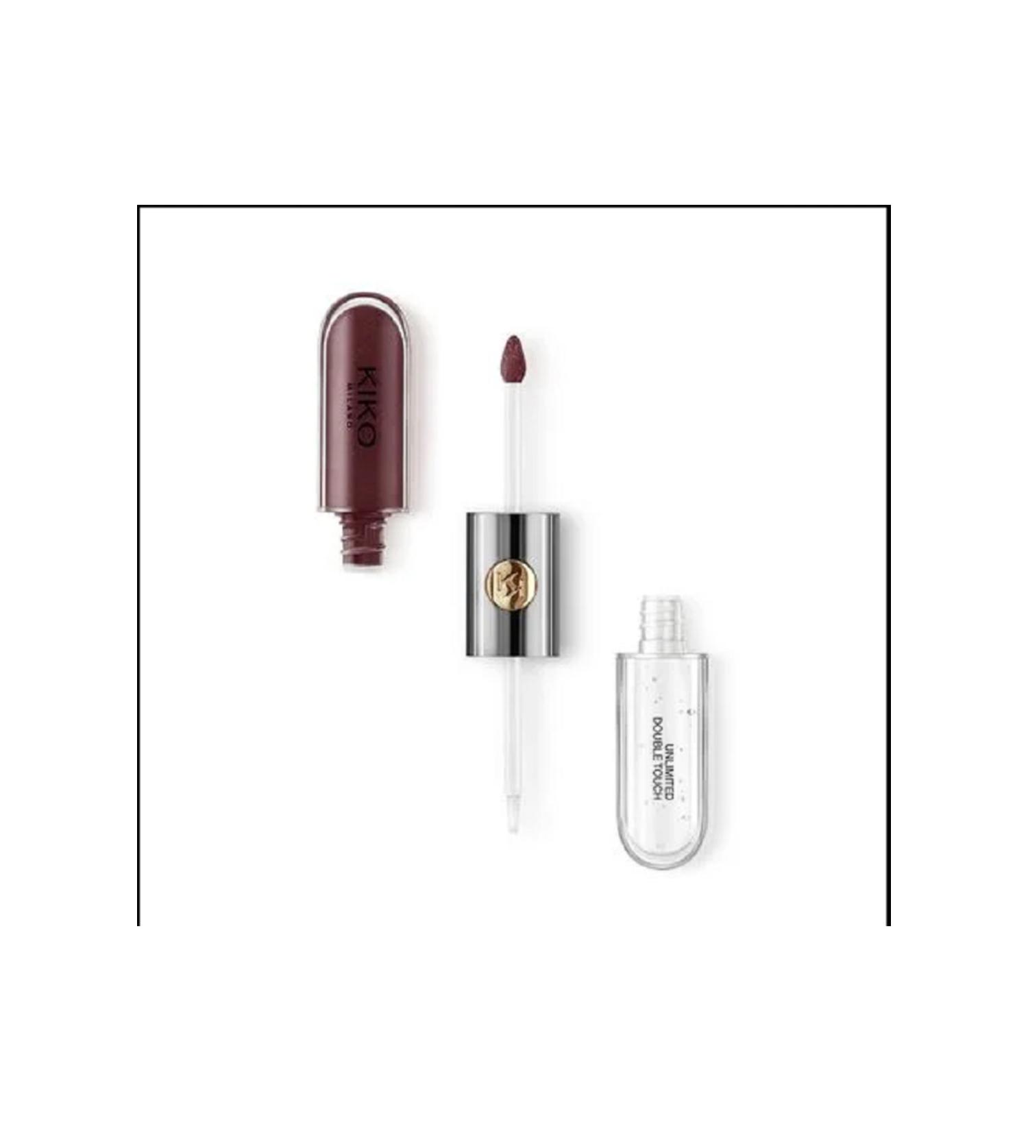 KIKO Unlimited Double Touch - Long-Lasting Intense and Shiny Finish Shiny Lipstick 6ml - Buy Online on GoSupps.com