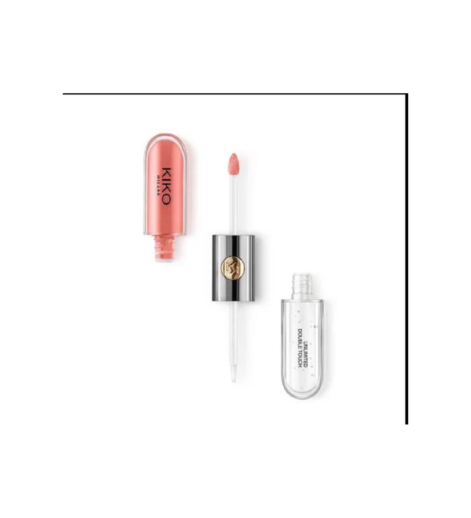 KIKO Unlimited Double Touch - Long-Lasting Intense and Shiny Finish Shiny Lipstick 6ml - Buy Online on GoSupps.com