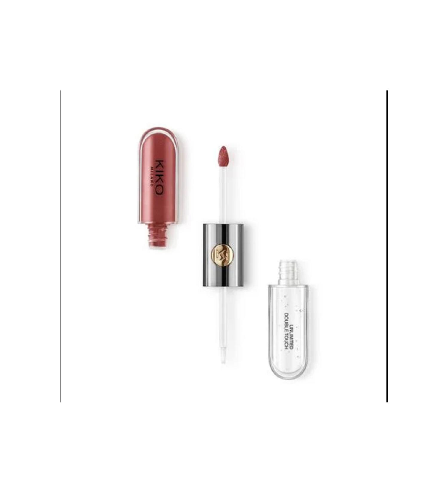 KIKO Unlimited Double Touch - Long-Lasting Intense and Shiny Finish Shiny Lipstick 6ml - Buy Online on GoSupps.com