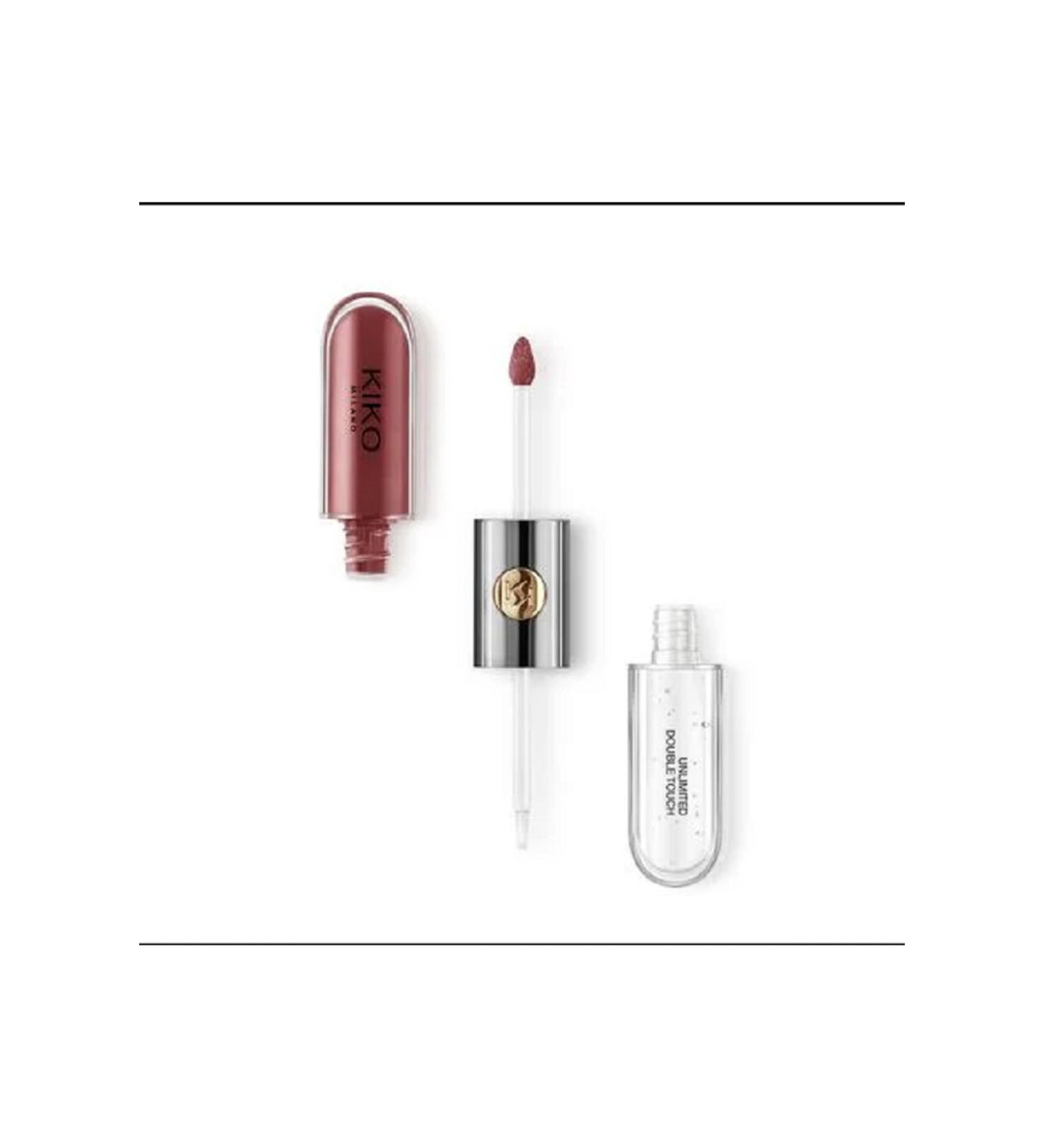 KIKO Unlimited Double Touch - Long-Lasting Intense and Shiny Finish Shiny Lipstick 6ml - Buy Online on GoSupps.com