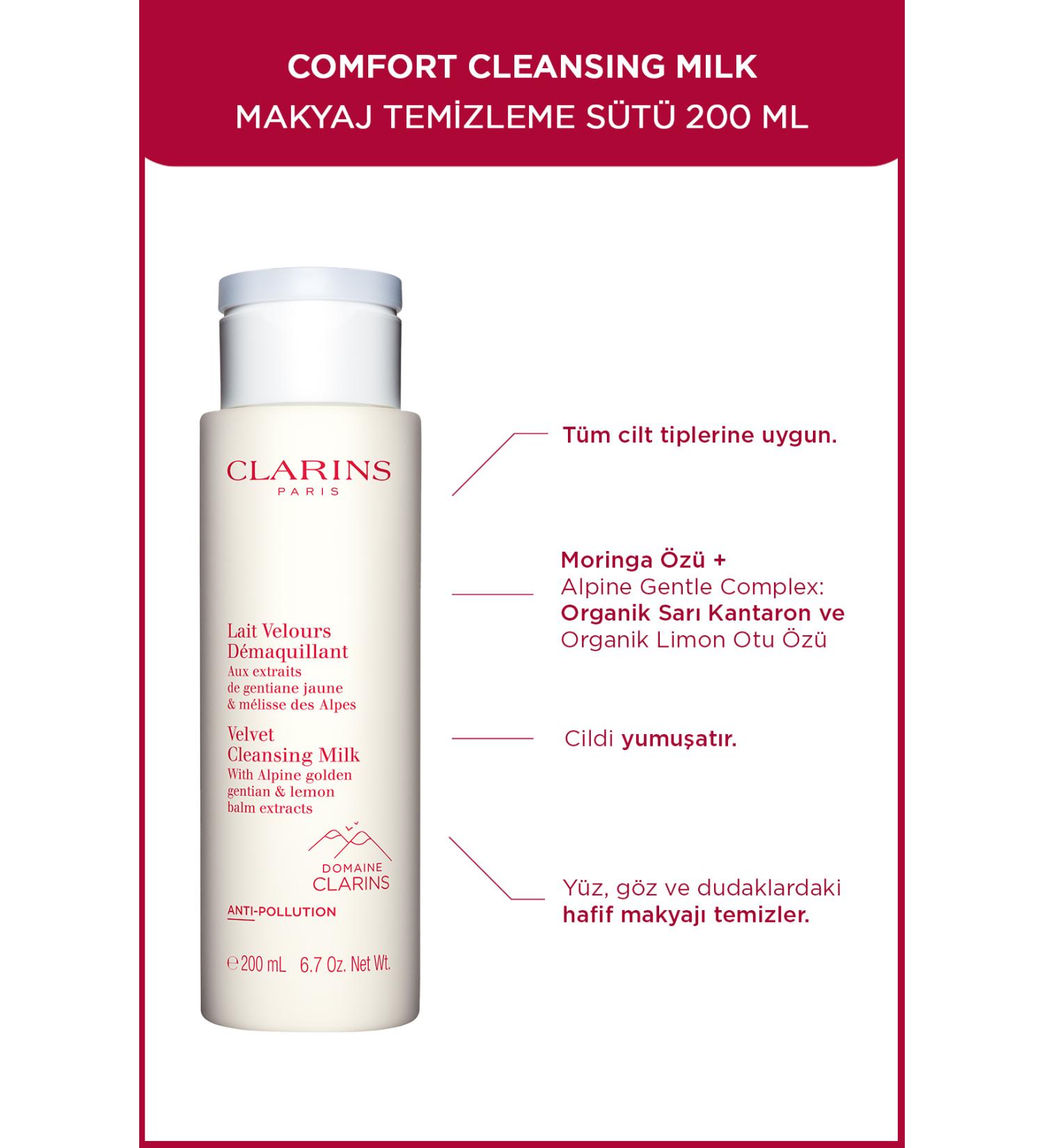 Clarins Velvet Cleansing Milk - Cleansing Milk 200 ml