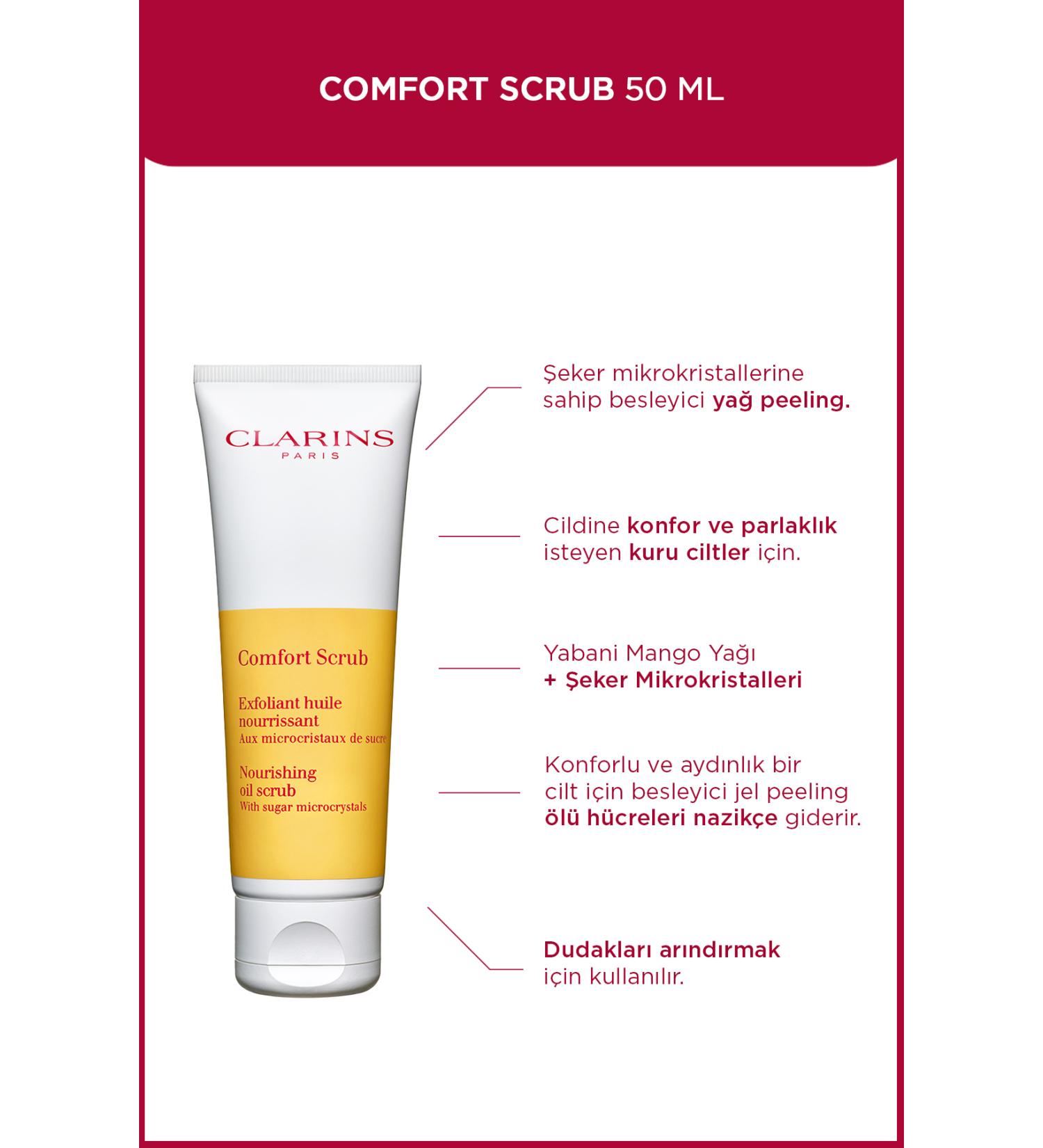 Clarins Comfort Scrub 50 ml Nourishing Oil Peeling