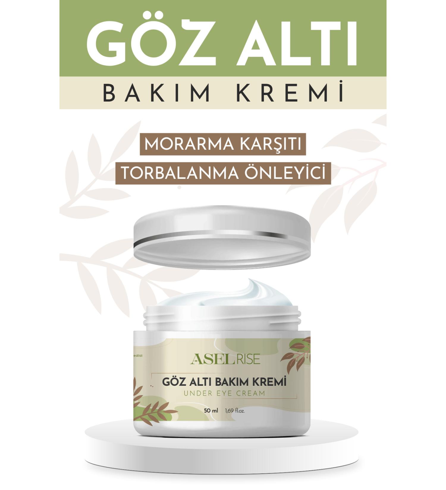 ASELRISE Anti-Puffiness and Anti-Puffiness Intensive Moisturizing Eye Cream 50 ml All Skin Types - Buy Online on GoSupps.com