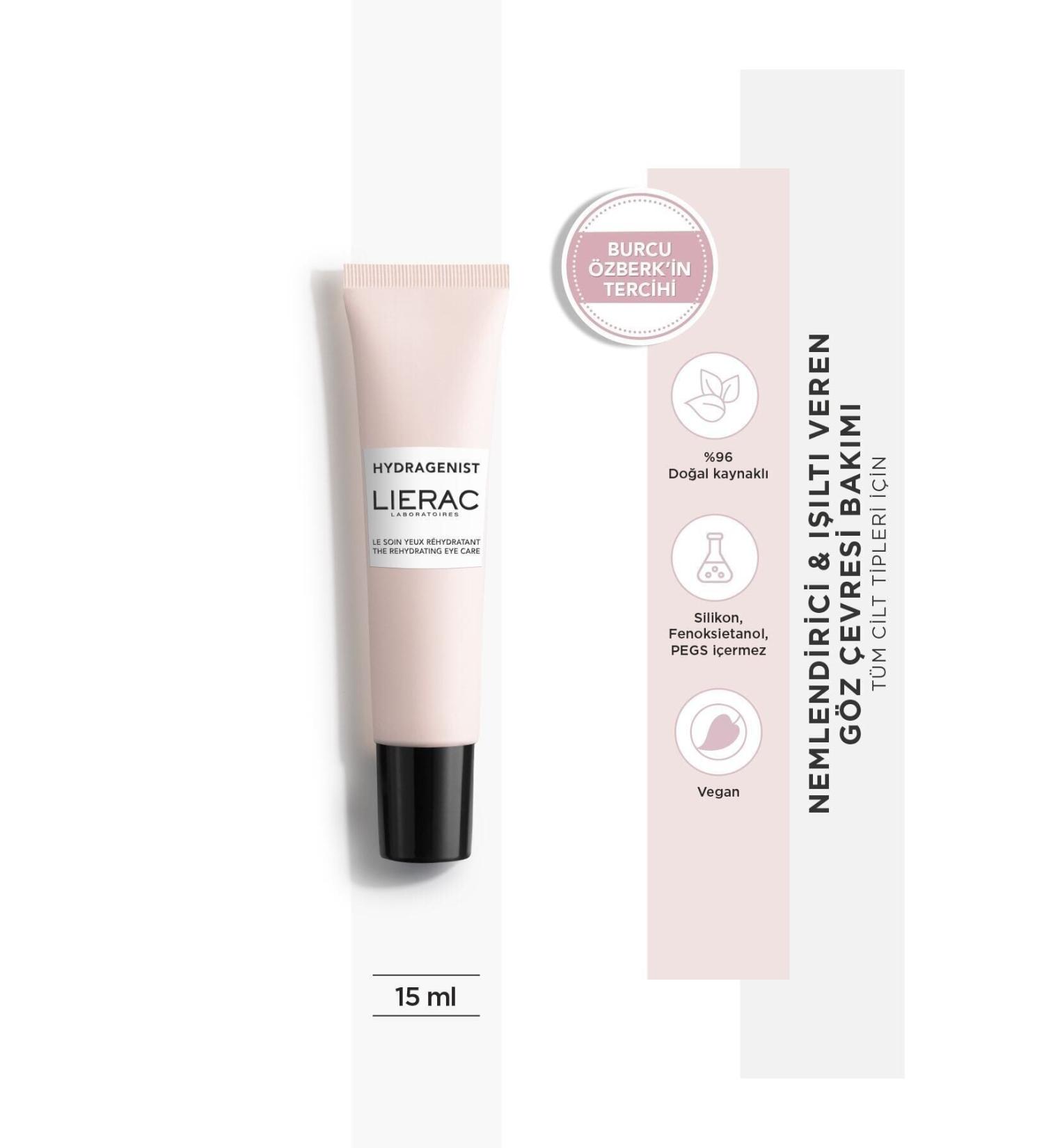 Lierac HYDRAGENIST - MOISTURIZING RADIANT ANTI-AGING EYE CONTOUR CREAM 15ML PSSN1565