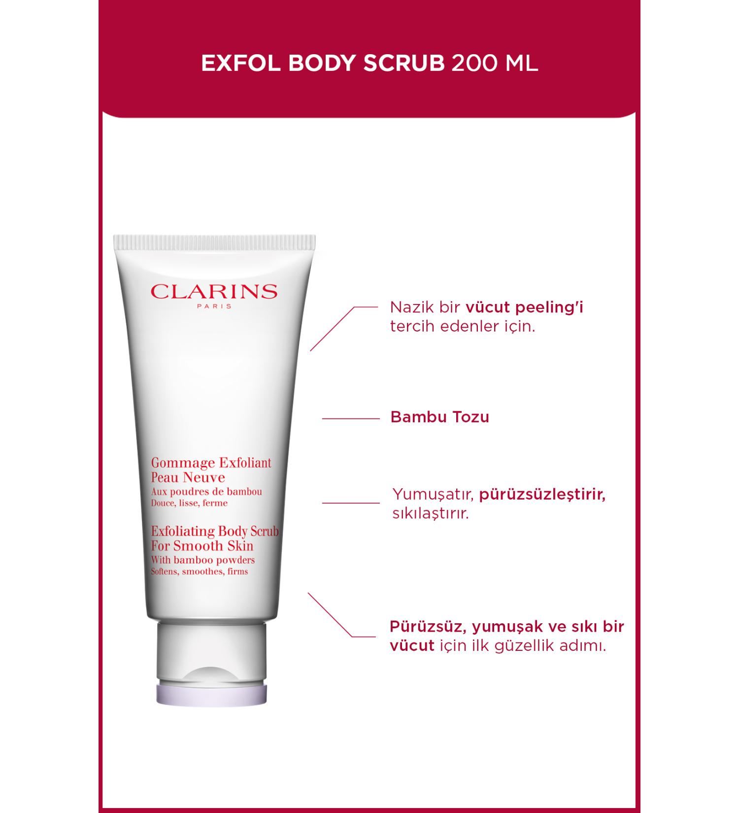 Clarins Exfoliating Body Scrub For Smooth Skin 200 ml Body Peeling - Buy Online on GoSupps.com