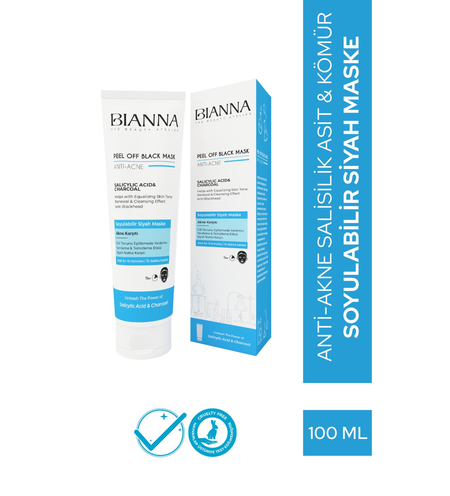 Bianna Mask Anti-Acne Salicylic Acid Peel-Off Mask Anti-Blackhead Skin Equalizer-100ML - Buy Online on GoSupps.com
