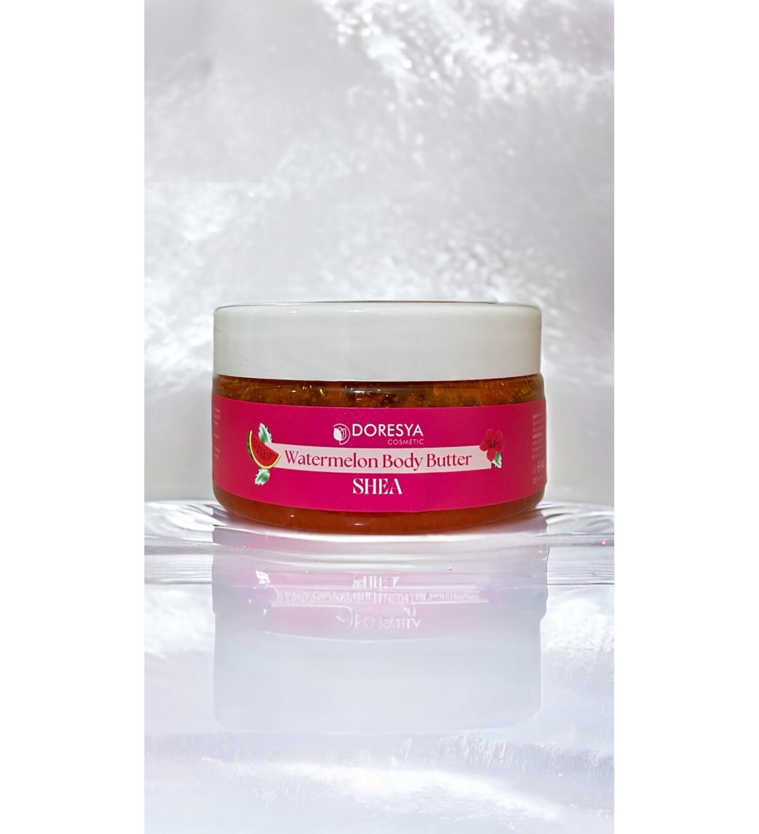 Doresya Shea Butter Watermelon Flavored Body Nail Hand Care Peeling