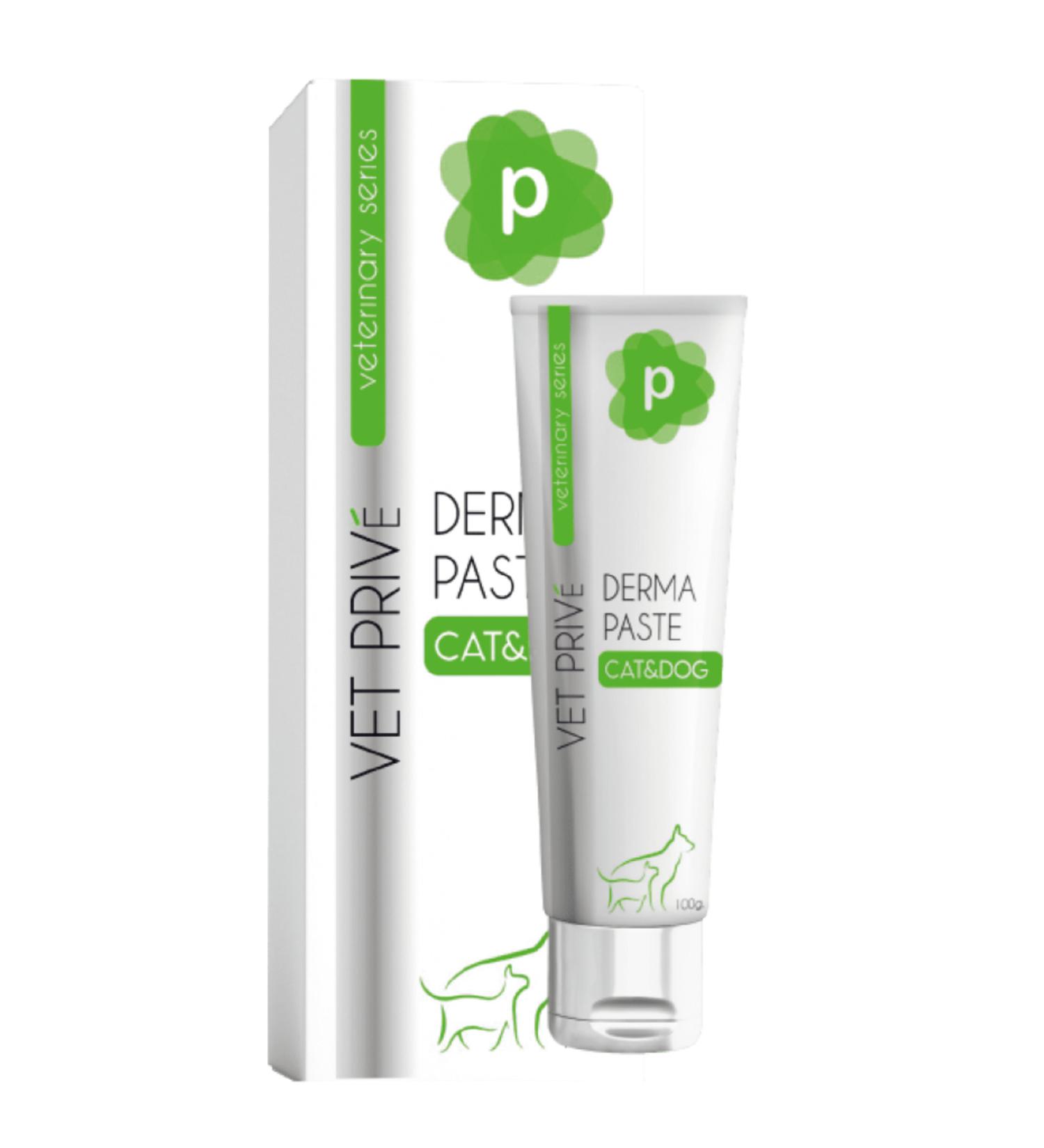 VetPrive Dermatological Paste for Cats and Dogs / Derma Paste 100 G