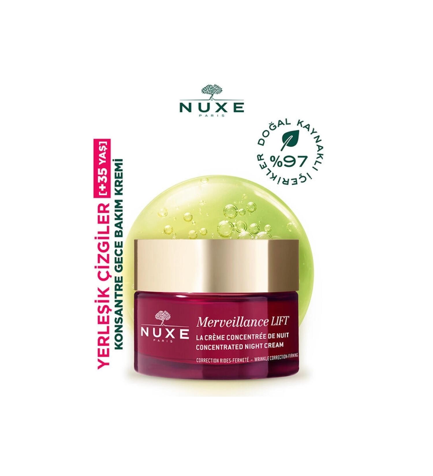 Nuxe Merveillance Lift Concentrated Night Cream Firming Night Care Cream (50ml)