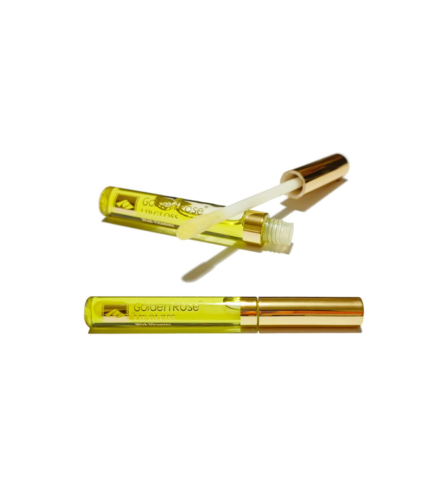 Golden Rose Lip Gloss With Vitamins Transparent Yellow Lip Gloss No:17