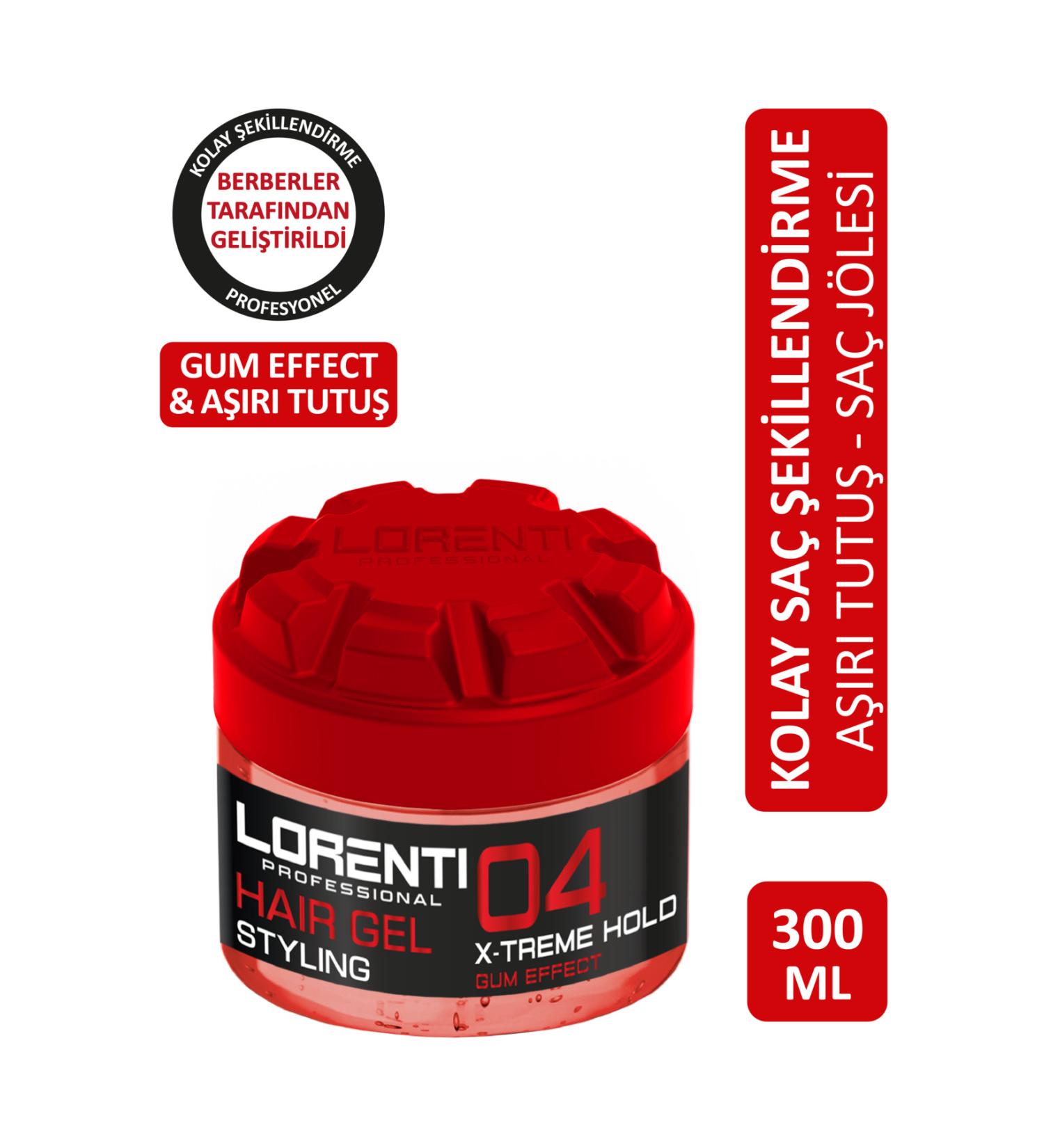 LORENT Gum Effect Extreme Hold Gel 04 - 300 ml