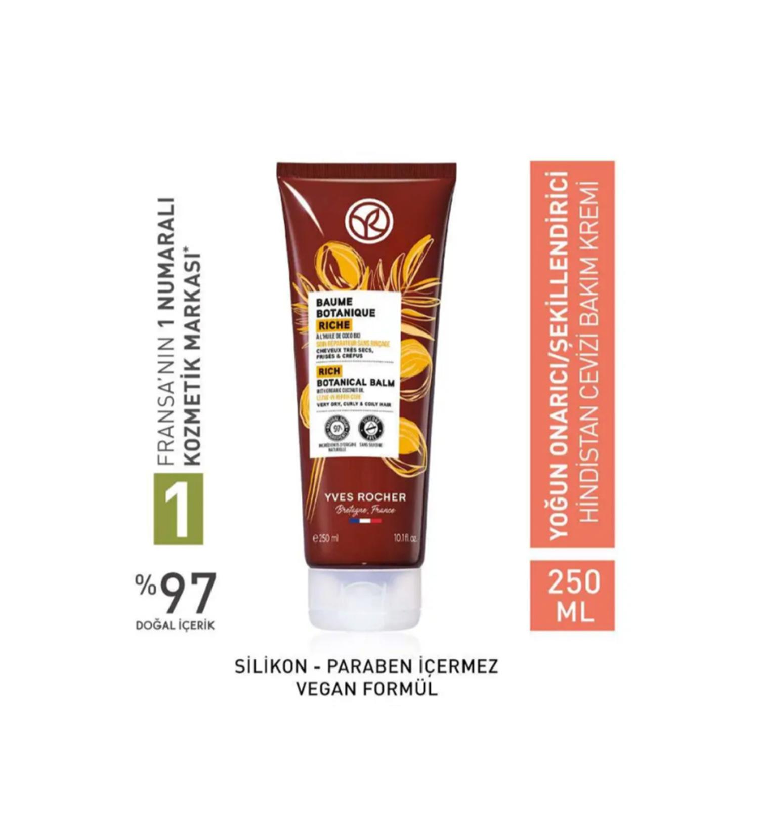 Yves Rocher Coconut Care Cream - Revitalizing / Styling / Coconut oil 250 ml - Buy Online on GoSupps.com