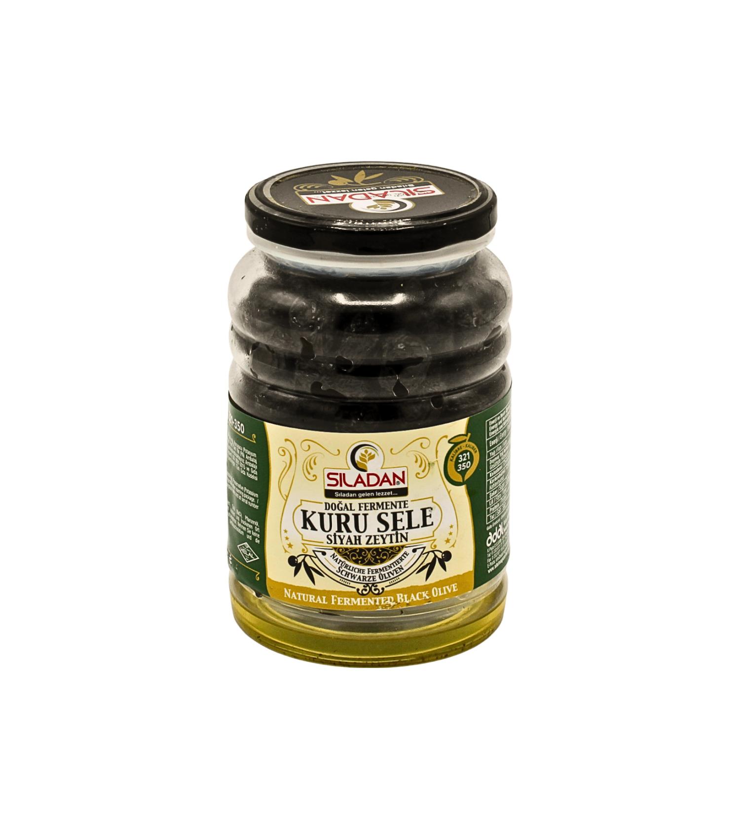 S ladan Dry Black Olives 450gr (321-350)
