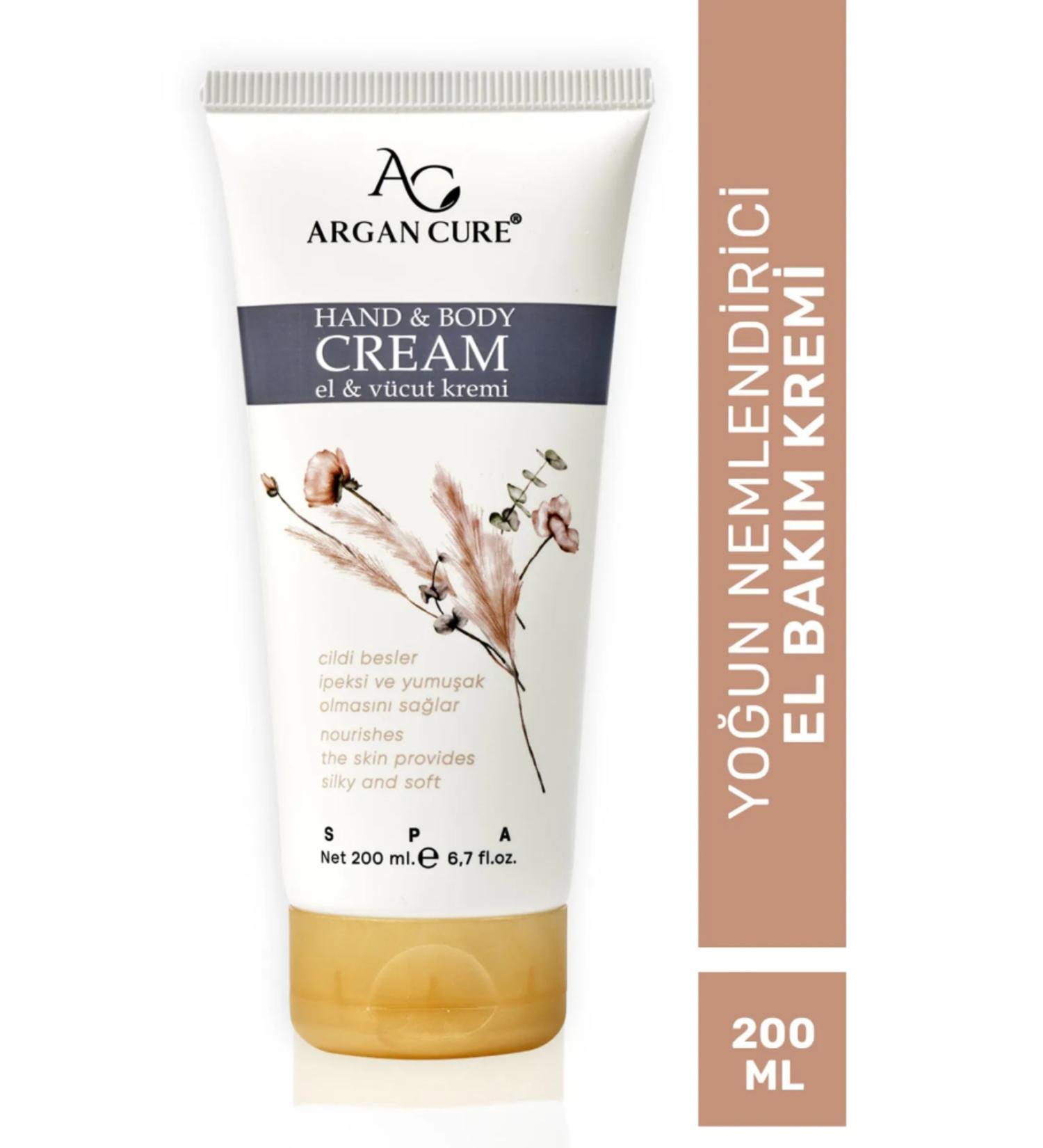Argan Cure Intensive Moisturizing Hand & Body Care Cream 200 Ml