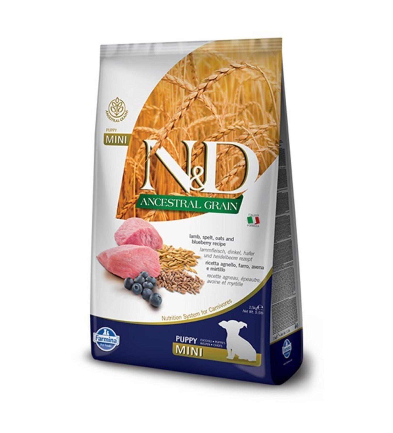 N & D Low Grain Lamb Small Breed Puppy Food 7 Kg