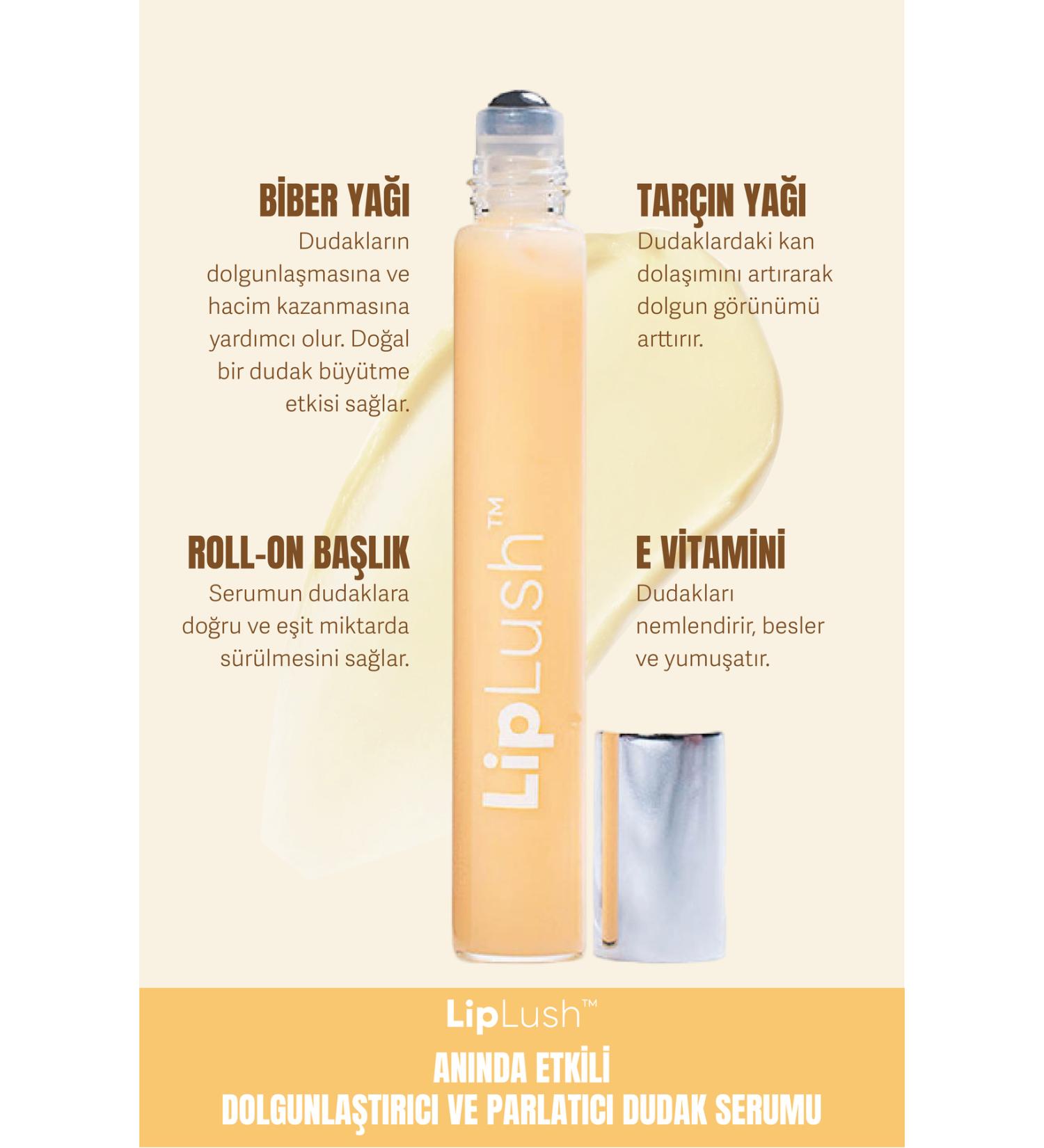 LipLush Long-lasting Plumping and Shining Lip Serum - Buy Online on GoSupps.com