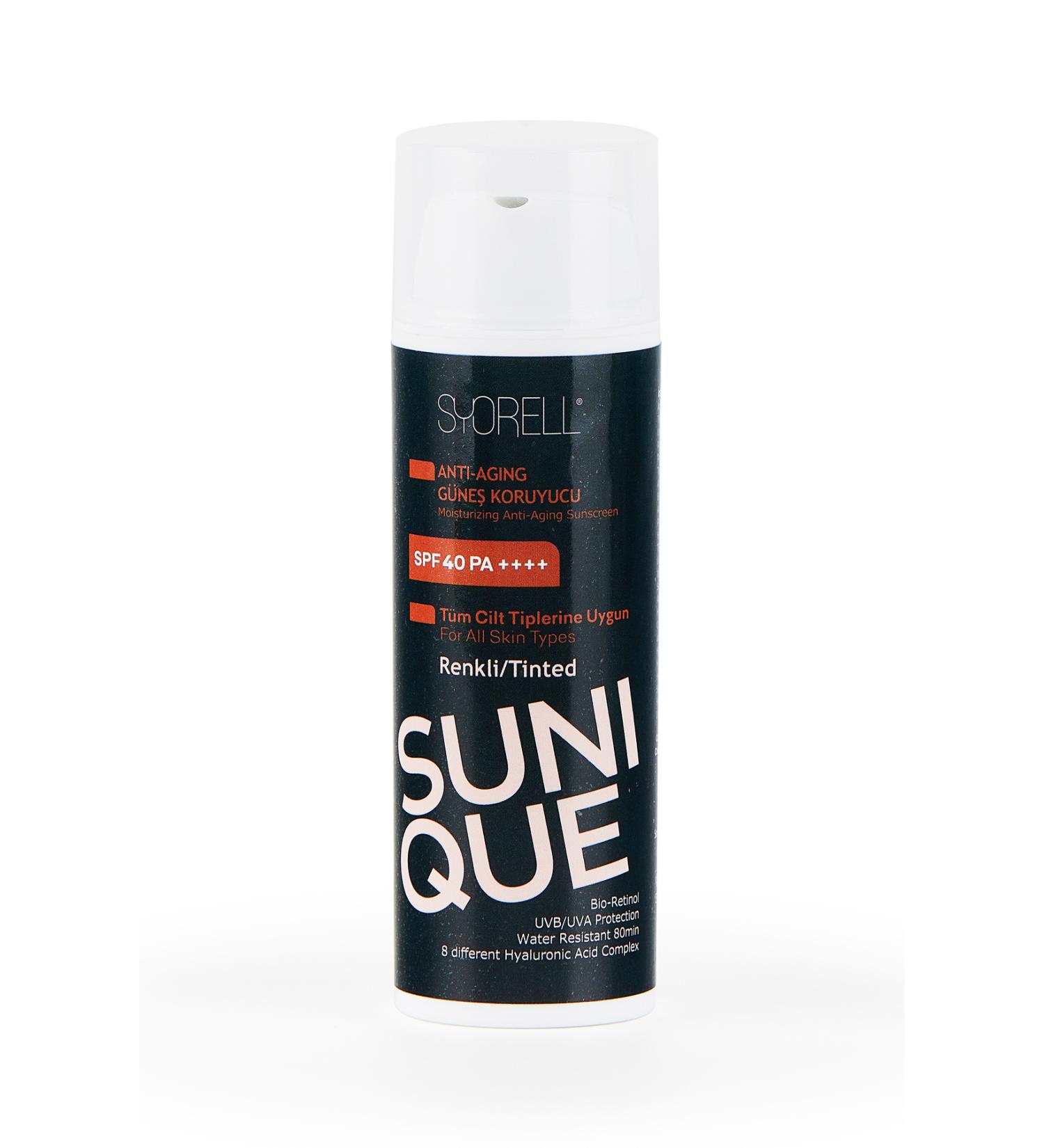 SYORELL Sunique Anti-aging Moisturizing Tinted Sunscreen 40 Spf