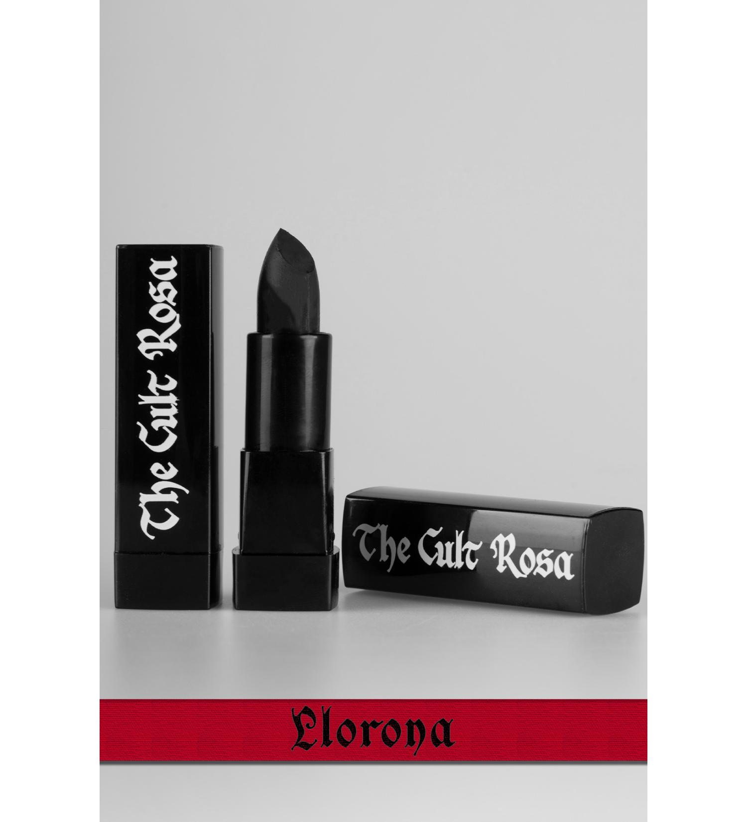 The Cult Rosa Llorona - Liplace - Black Matte Vegan Lipstick - Matte Black Vegan Lipstick - Eyeshadow and Eyeshadow Base - 4gr