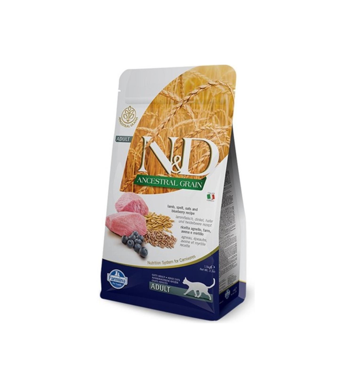 N & D Low Grain Lamb Adult Cat Food 5 Kg