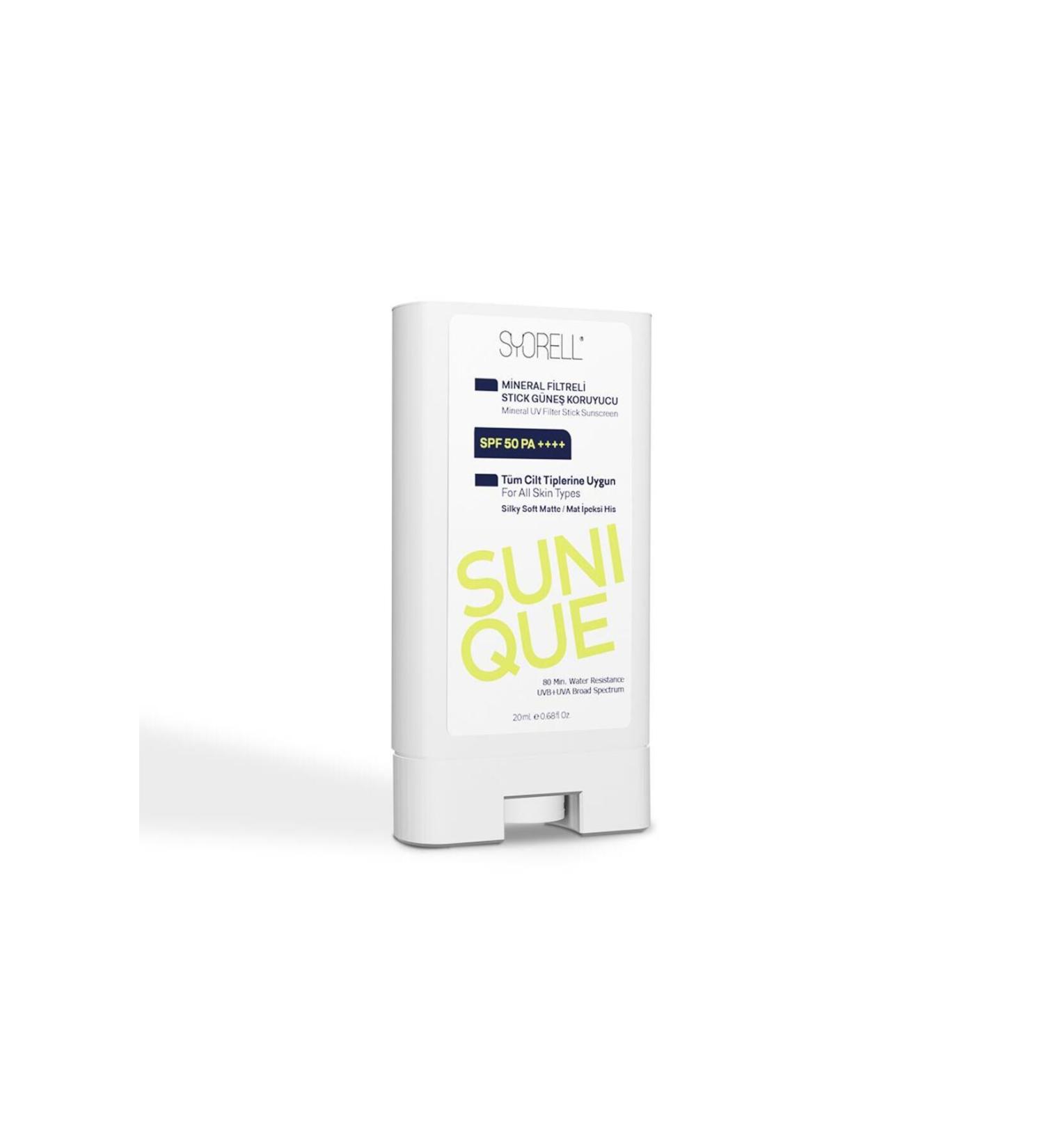 SYORELL SUNIQUE Stick Sunscreen Matte-Silky Feel 50 SPF - Buy Online on GoSupps.com