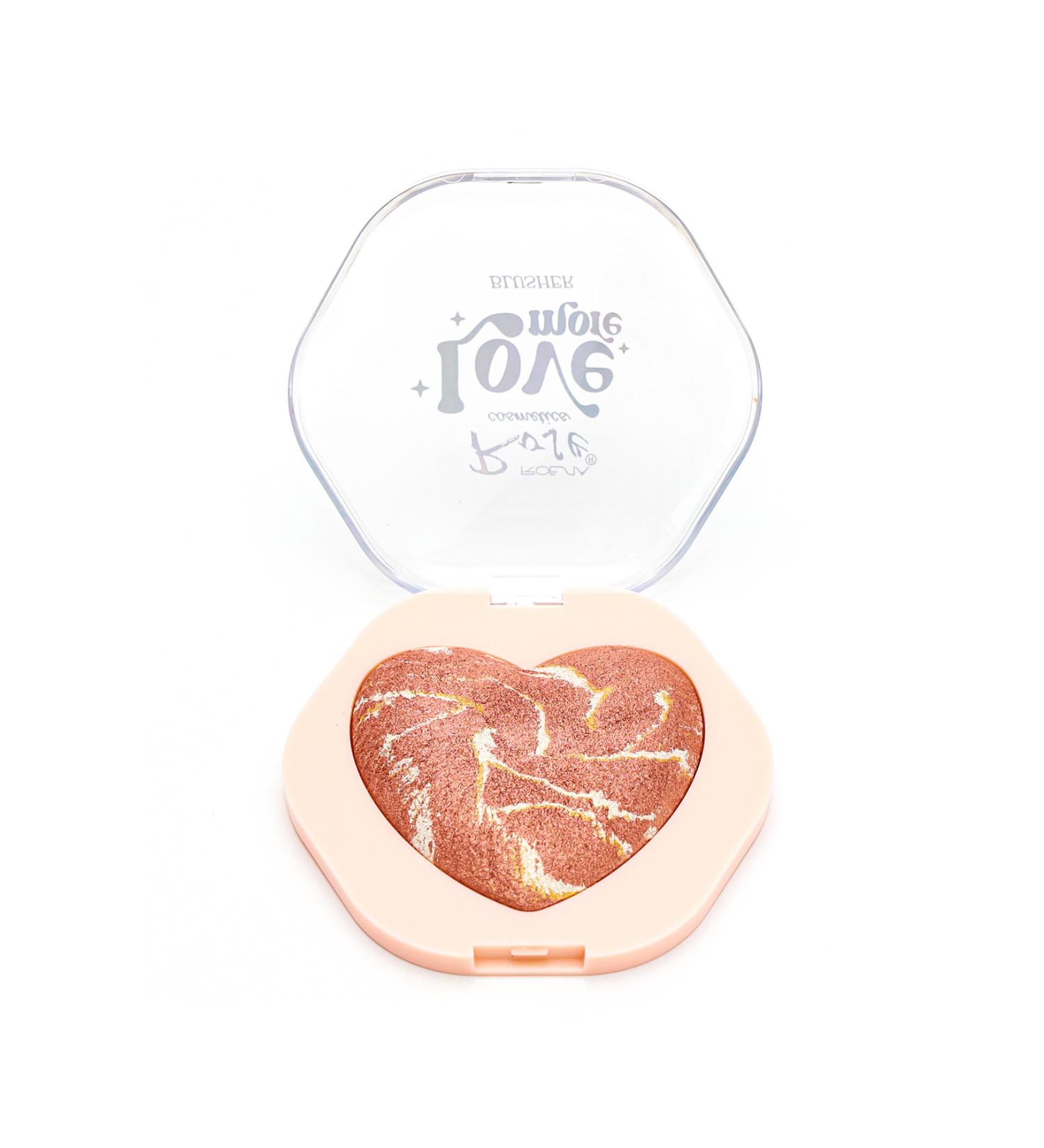 Roesia Rose Cosmetics Rose Love More Heart Terracotta Blush - Buy Online on GoSupps.com
