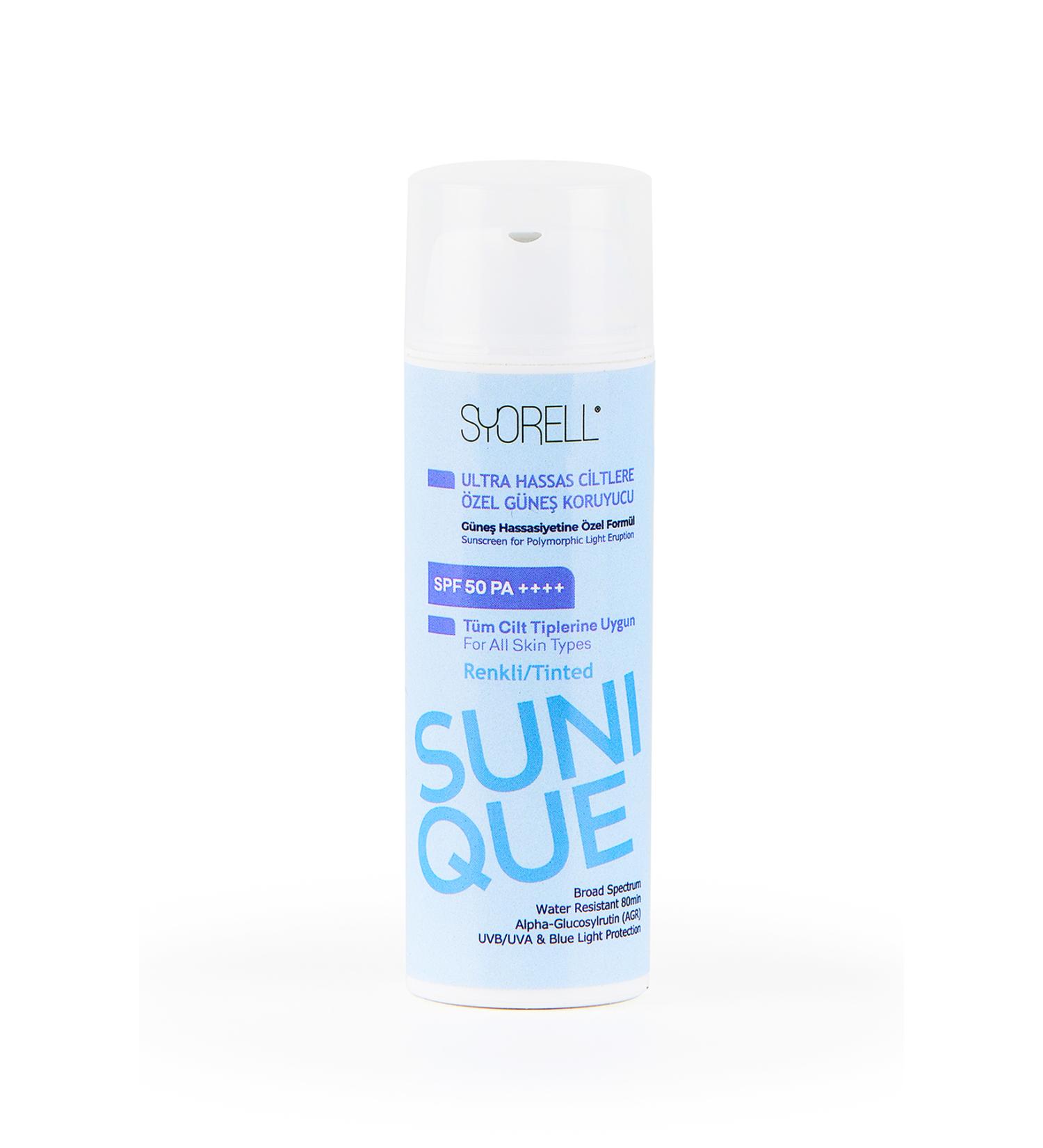 SYORELL SUNIQUE PMLE Tinted Sunscreen Against Sun Allergy 50SPF