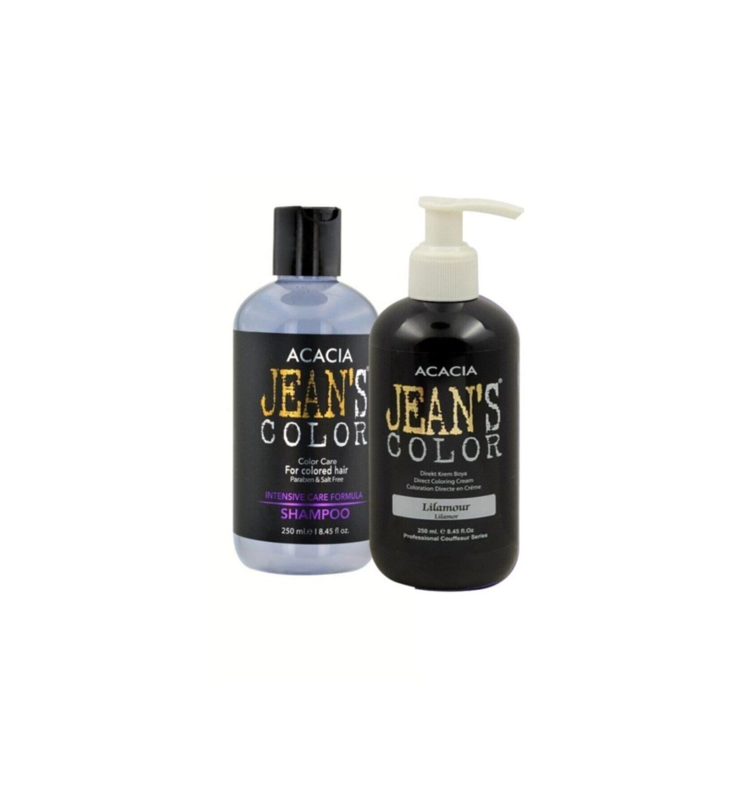 Acacia Jean's Color Lilamor 250ml. Ammonia-Free Balayage Color Hair Dye Dye Protection Shampoo.250ml.
