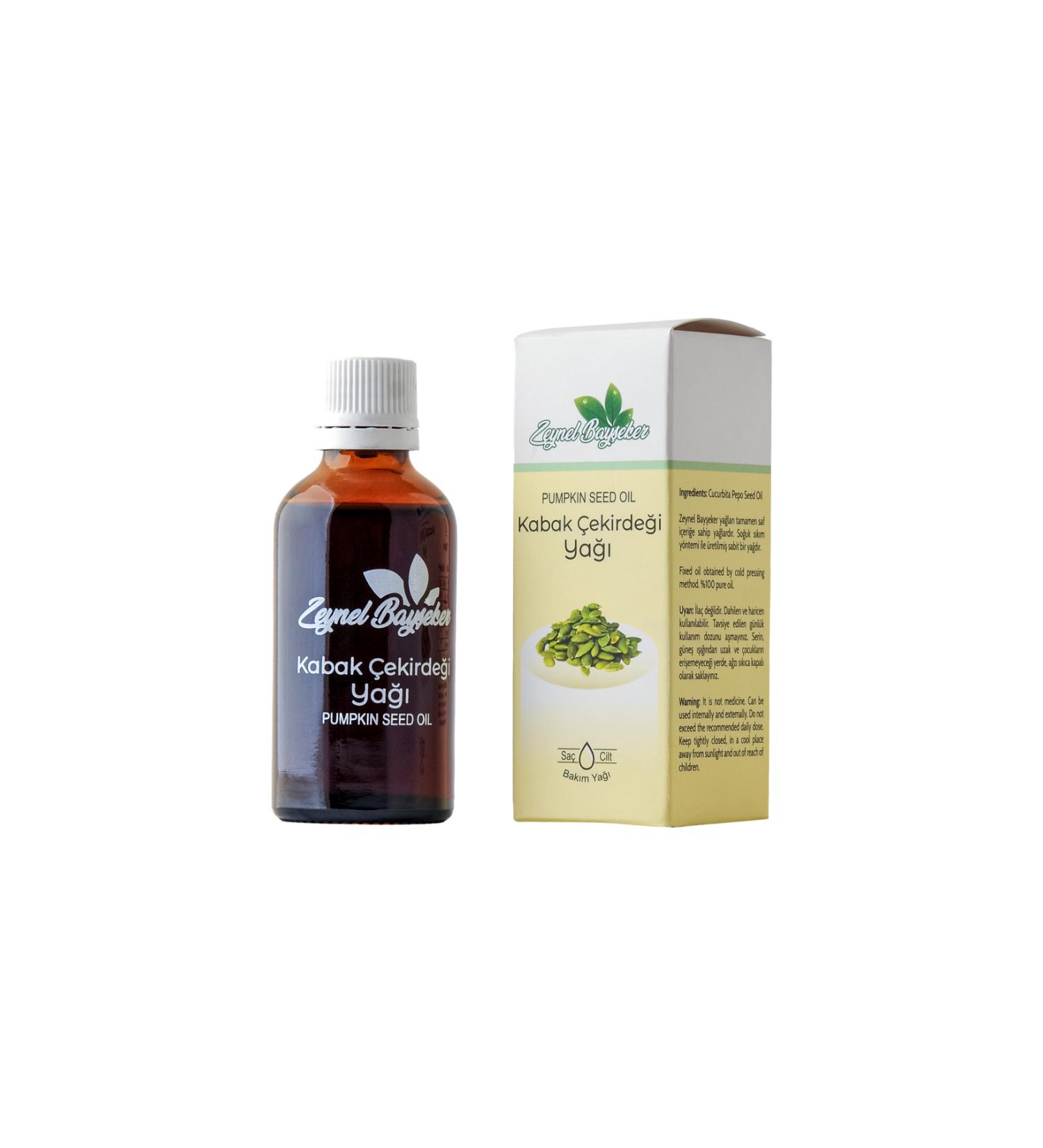 Zeynel Bay eker 0 Pure Pumpkin Seed Oil 50 ml (Cold Pressed)