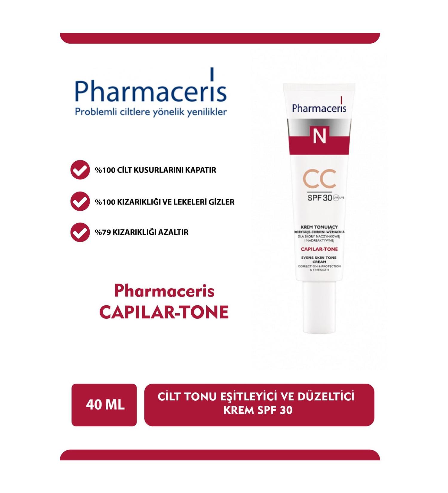 Pharmaceris SK N TONE EQUALIZING AND CORRECTING CREAM SPF 30 CAPILAR-TONE VOLUME: 40 ML PSSN1707