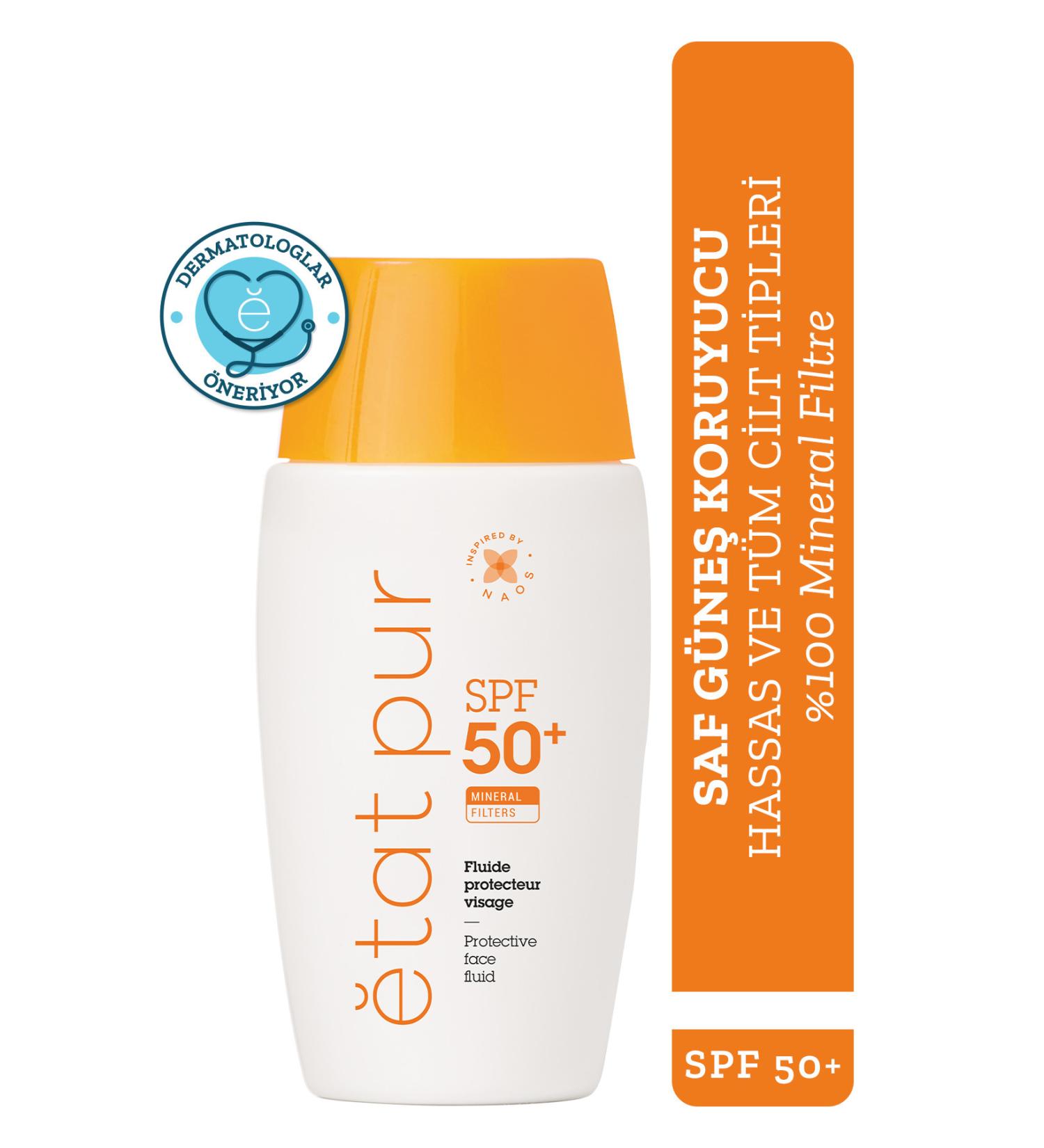 Etat Pur HIGH PROTECTION FACE SPF50+ SUN CREAM WITH 100% MINERAL FILTER 40ML LIGHT SKIN PSSN1700 - Buy Online on GoSupps.com