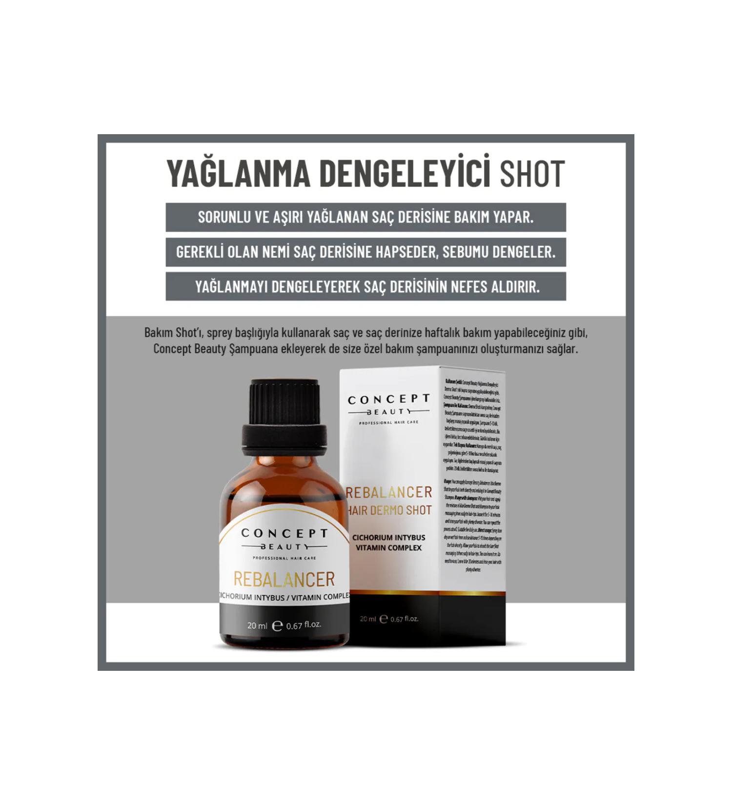 Concept Beauty Oil Balancing Dermo Hair Care Shot-20 ml